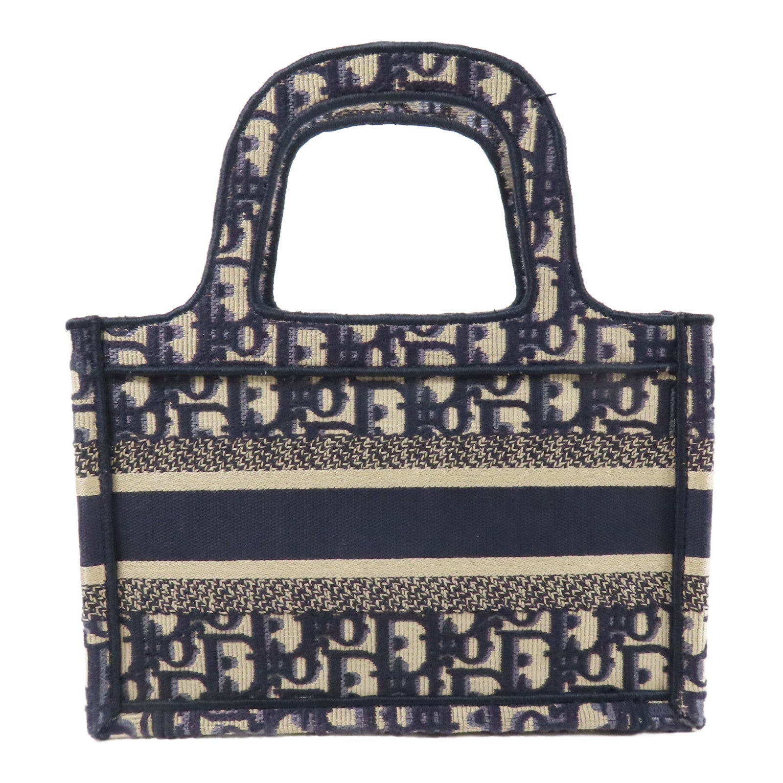 Dior 帆布Oblique Book Tote Mini手挽袋