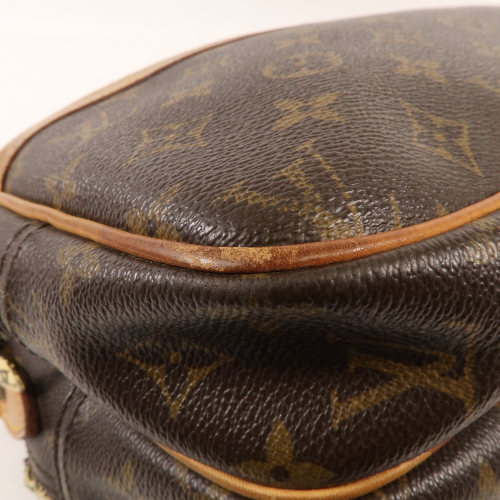 LOUIS VUITTON Monogram Reporter PM金扣肩背袋