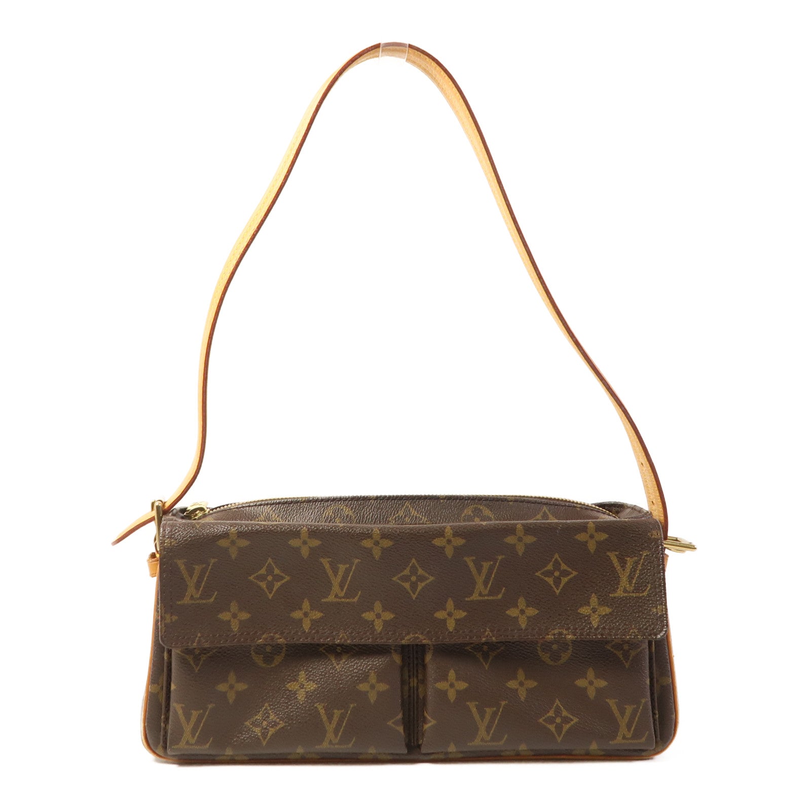 LOUIS VUITTON Monogram Viva Cite MM金扣肩背袋