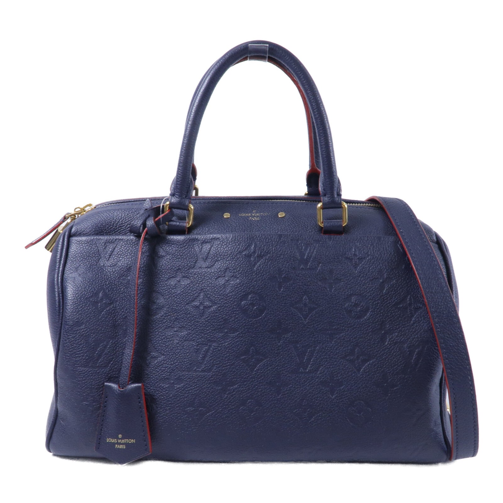 LOUIS VUITTON Monogram Empreinte Speedy Bandouliere 30手挽肩背兩用袋