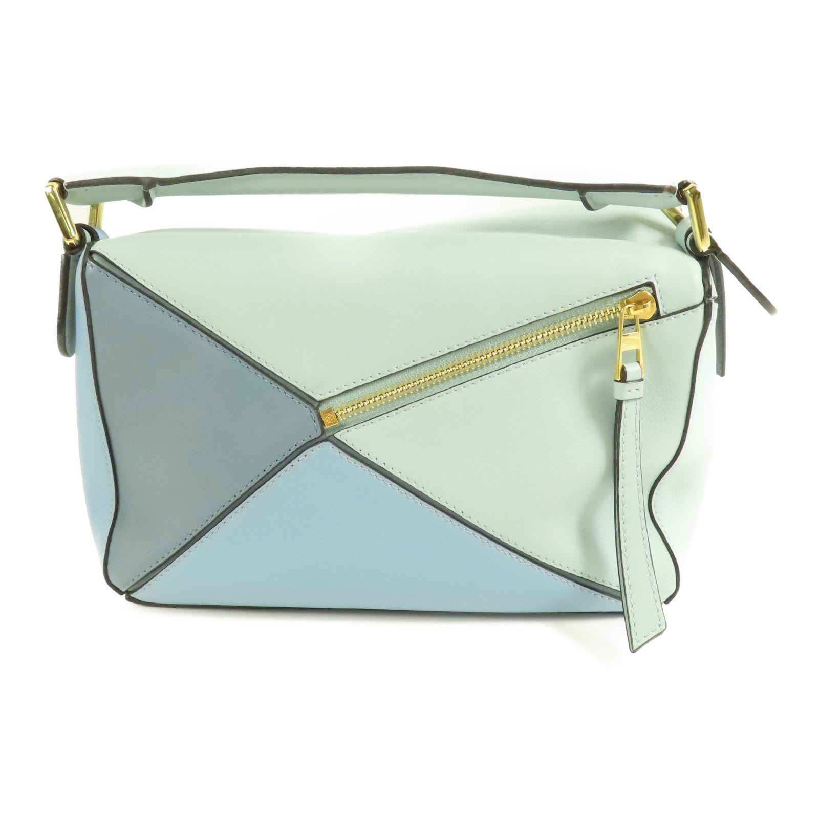 LOEWE 牛皮皮革Puzzle金扣手挽肩背兩用袋