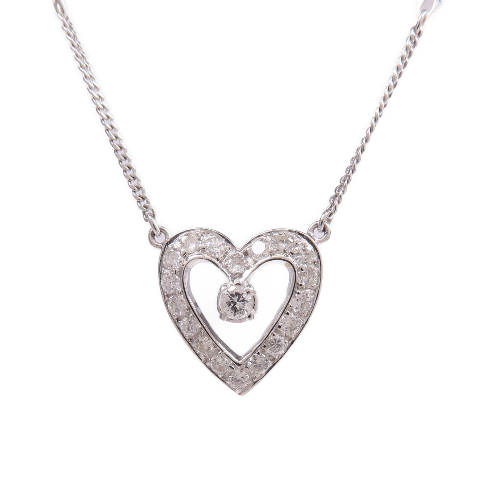 JEWELRY 14K白金Diamond Necklace鑽石項鍊