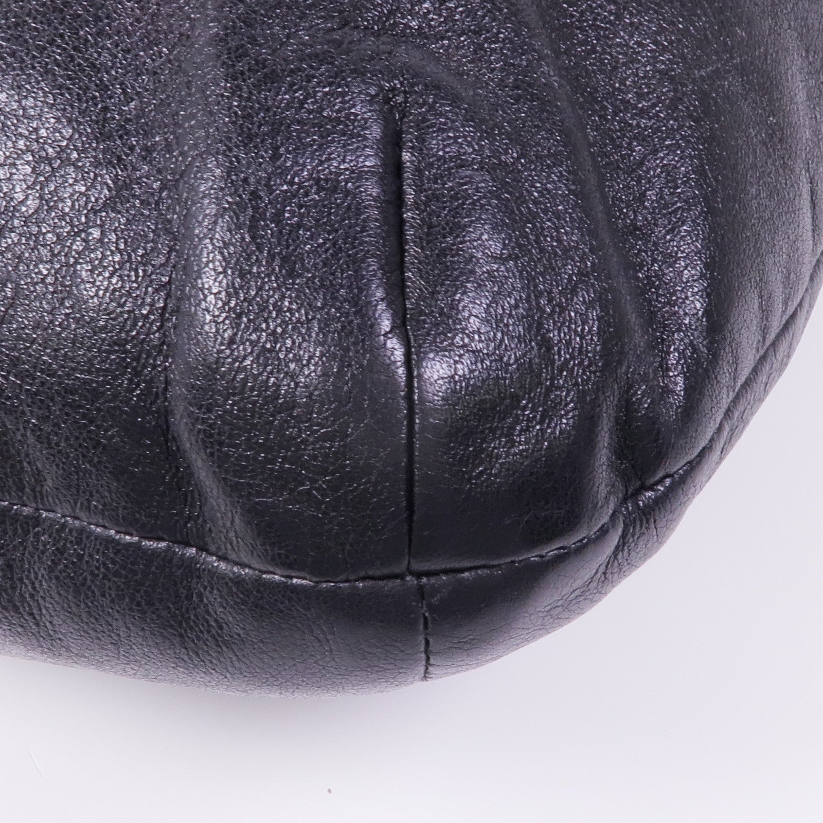 COACH 牛皮皮革Shoulder Bag銀扣肩背袋