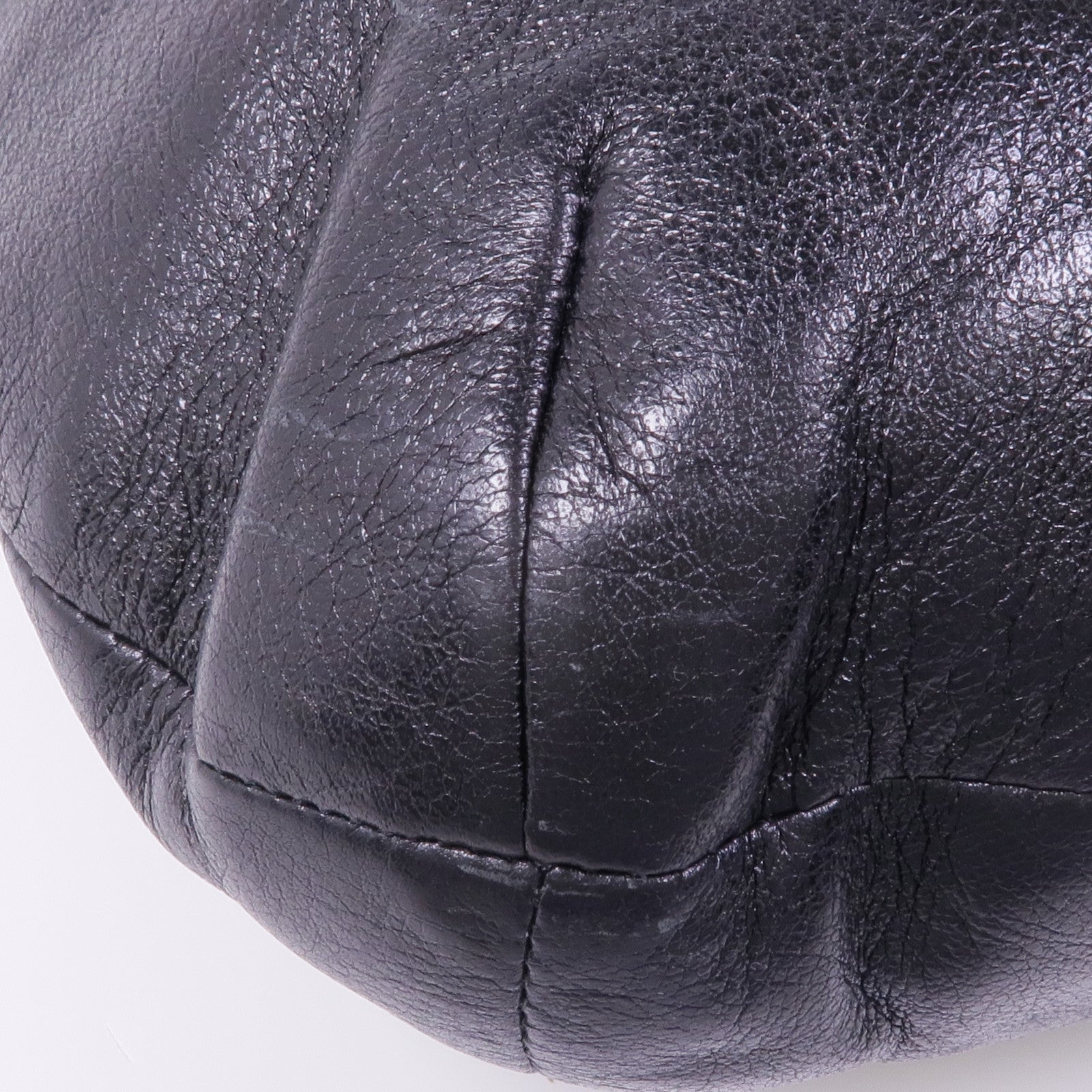 COACH 牛皮皮革Shoulder Bag銀扣肩背袋