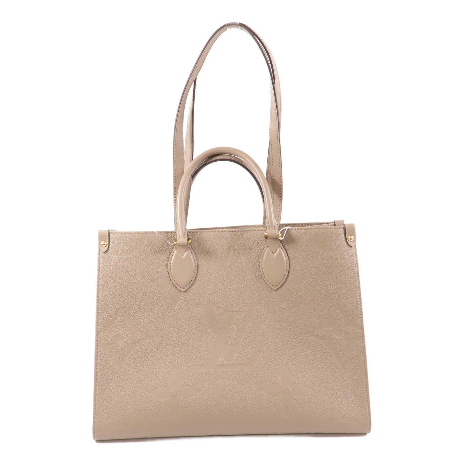 LOUIS VUITTON Monogram Empreinte On The Go MM手挽肩背兩用袋