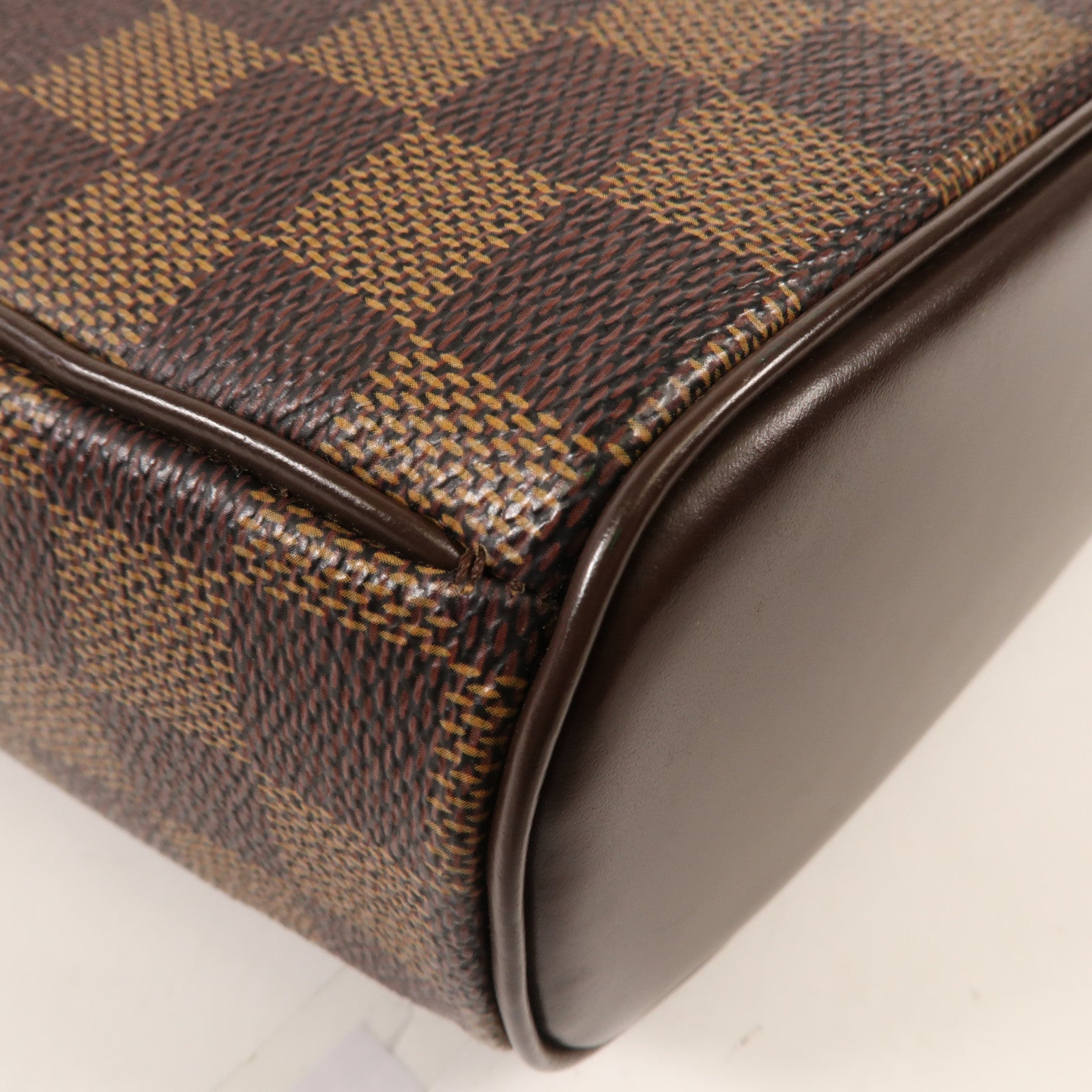 LOUIS VUITTON Damier Ebene Ipanema GM金扣肩背袋