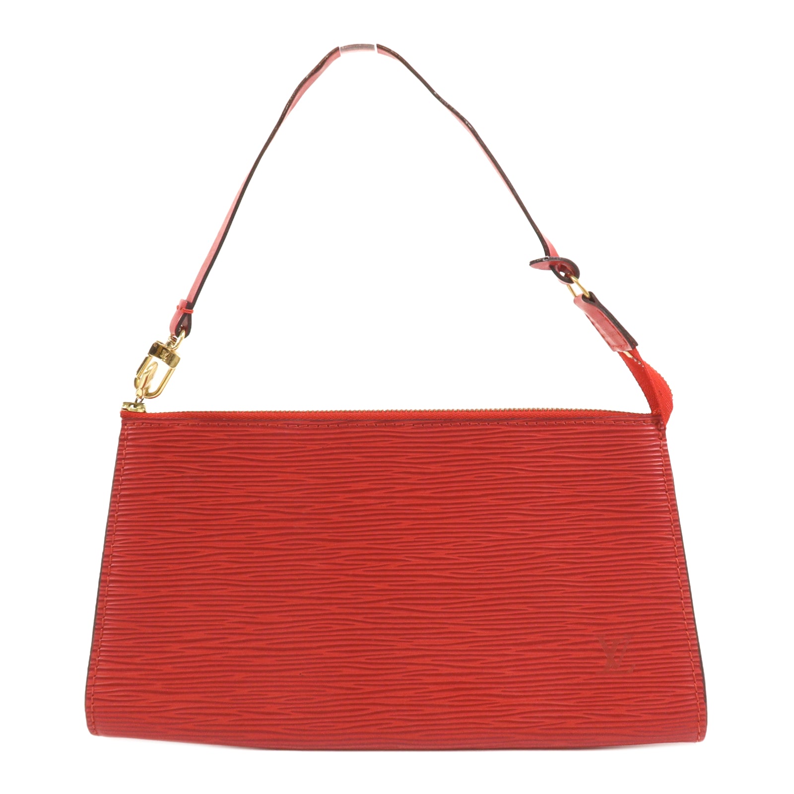 LOUIS VUITTON 【激減優惠】Epi Pochette Accessories金扣手挽袋