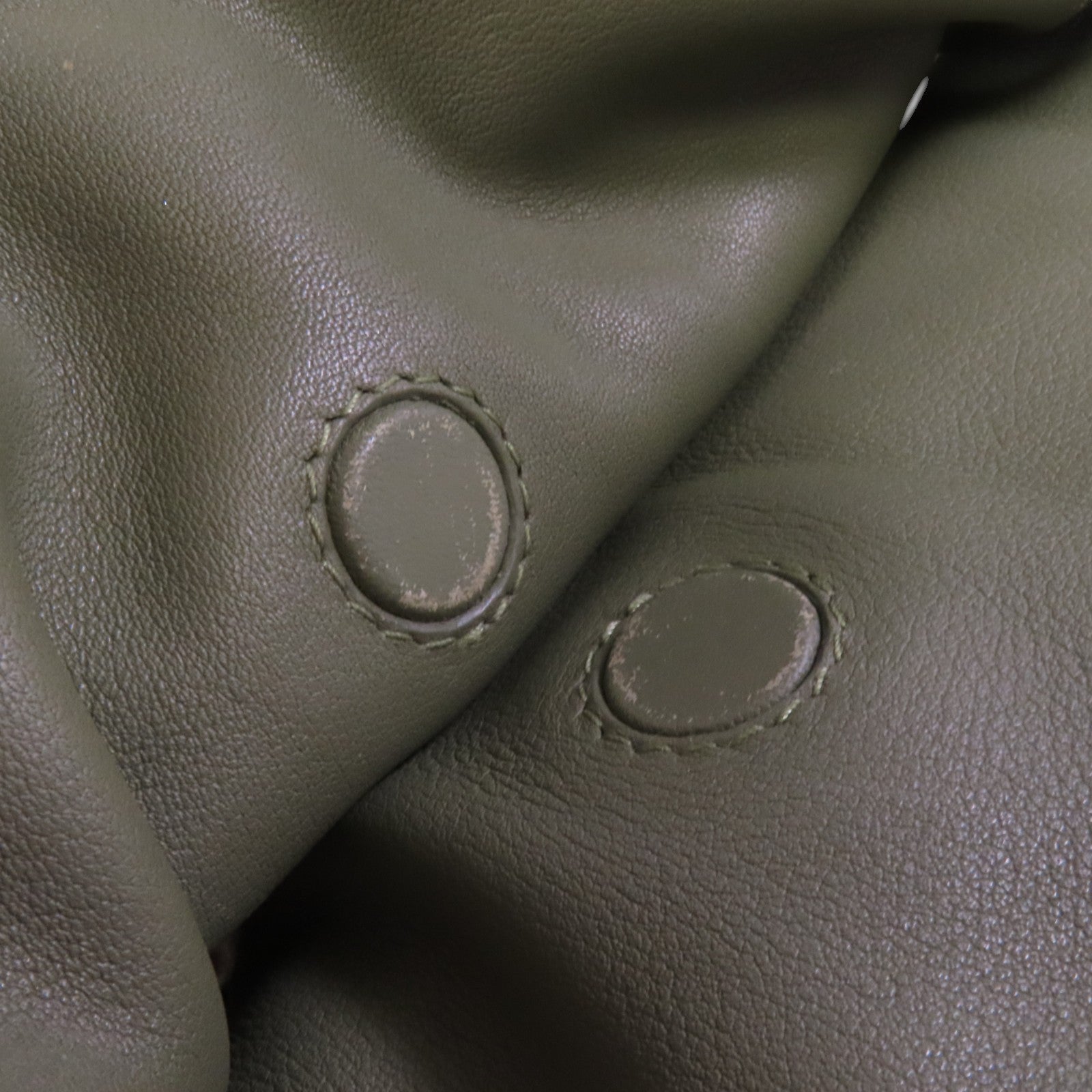 LOEWE 帆布/牛皮皮革Flamenco Medium肩背袋