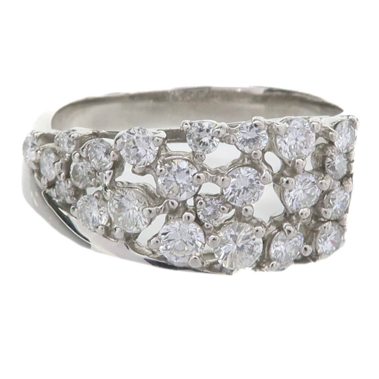 JEWELRY PT900鉑金Diamond Ring鑽石戒指US#6.5