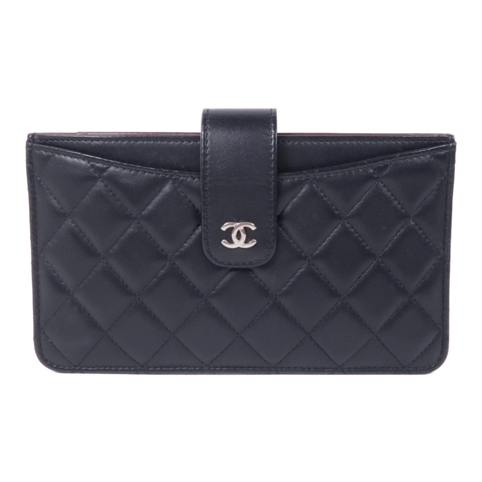 CHANEL 羊皮皮革Pouch/Clutch銀扣手拿包– Brand Off Hong Kong Online Store