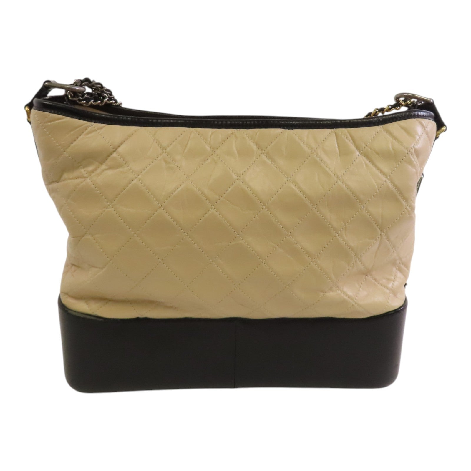 CHANEL 牛皮皮革Gabrielle Large金扣鏈帶肩背袋