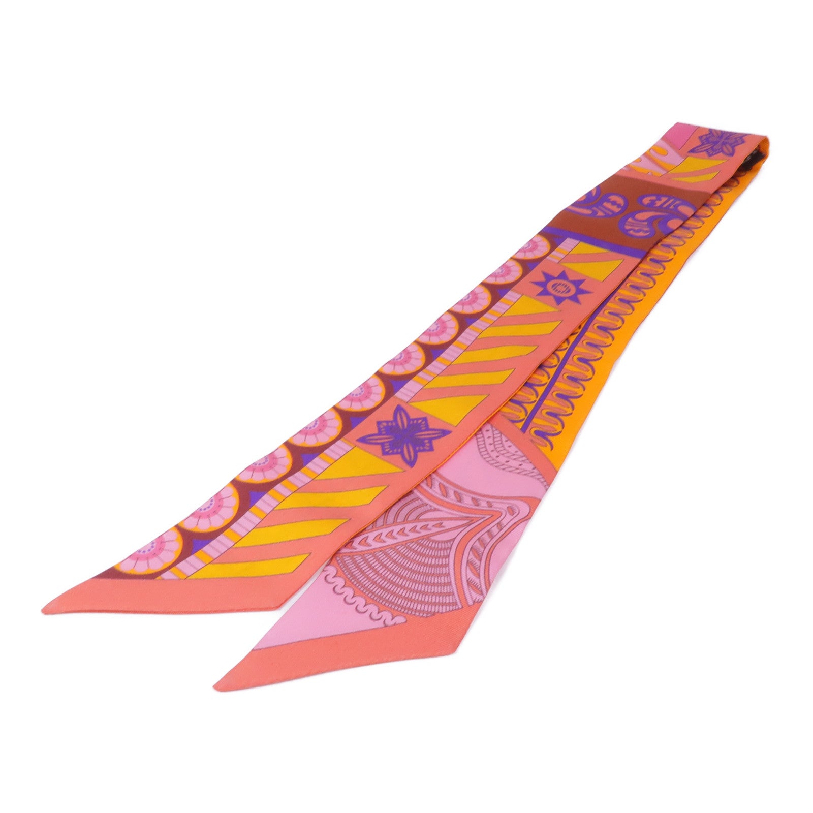 HERMES 絲質Twilly絲巾