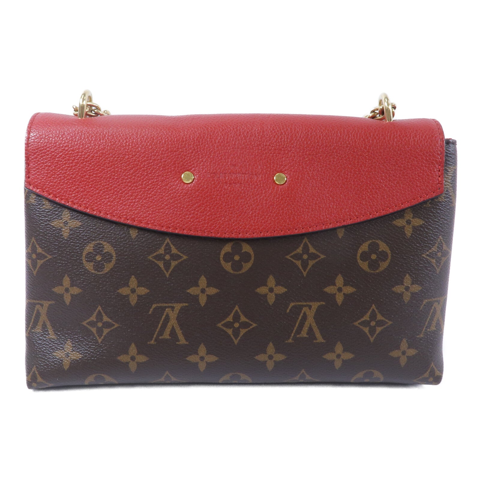 LOUIS VUITTON 牛皮皮革/Monogram Saint Placide肩背袋