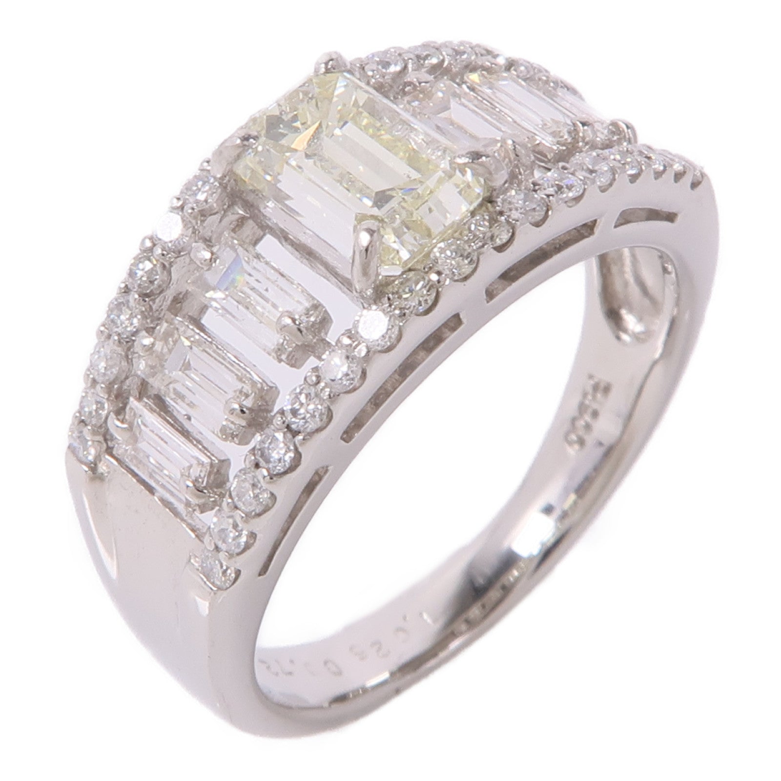 JEWELRY PT900鉑金Diamond Ring鑽石戒指US#6.5