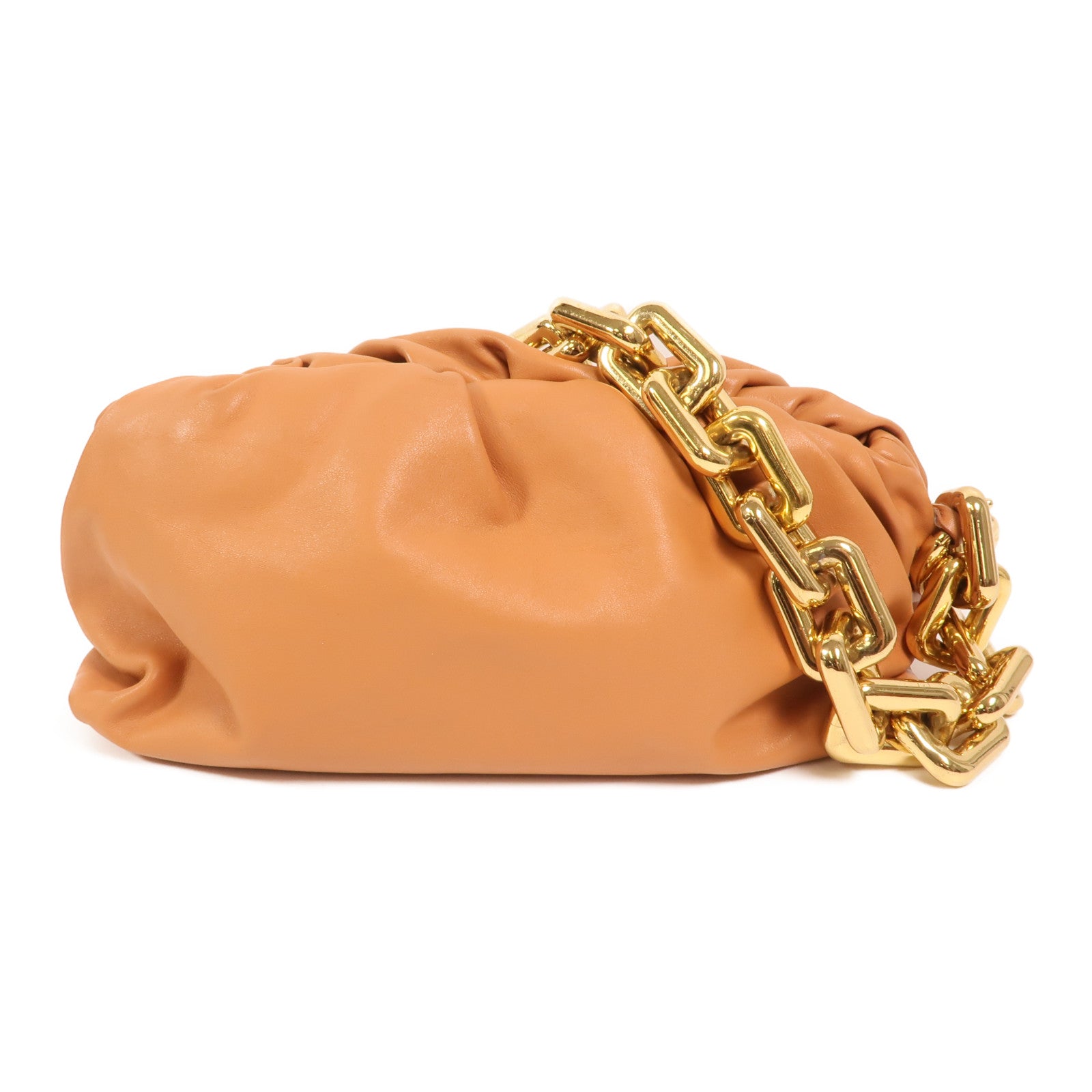 BOTTEGA VENETA 牛皮皮革Chain Shoulder Bag金扣鏈帶肩背袋
