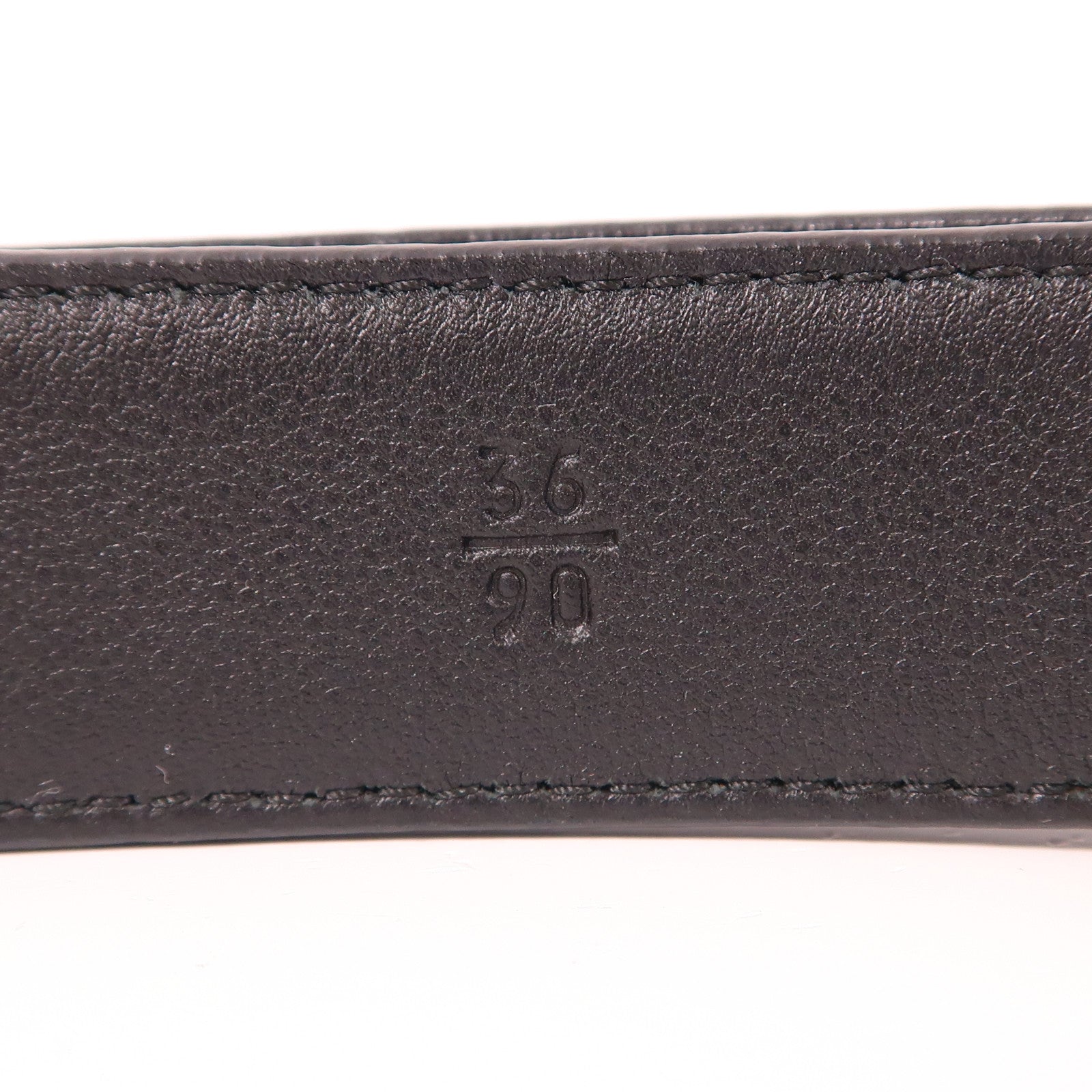 PRADA 牛皮皮革Belt銀扣皮帶