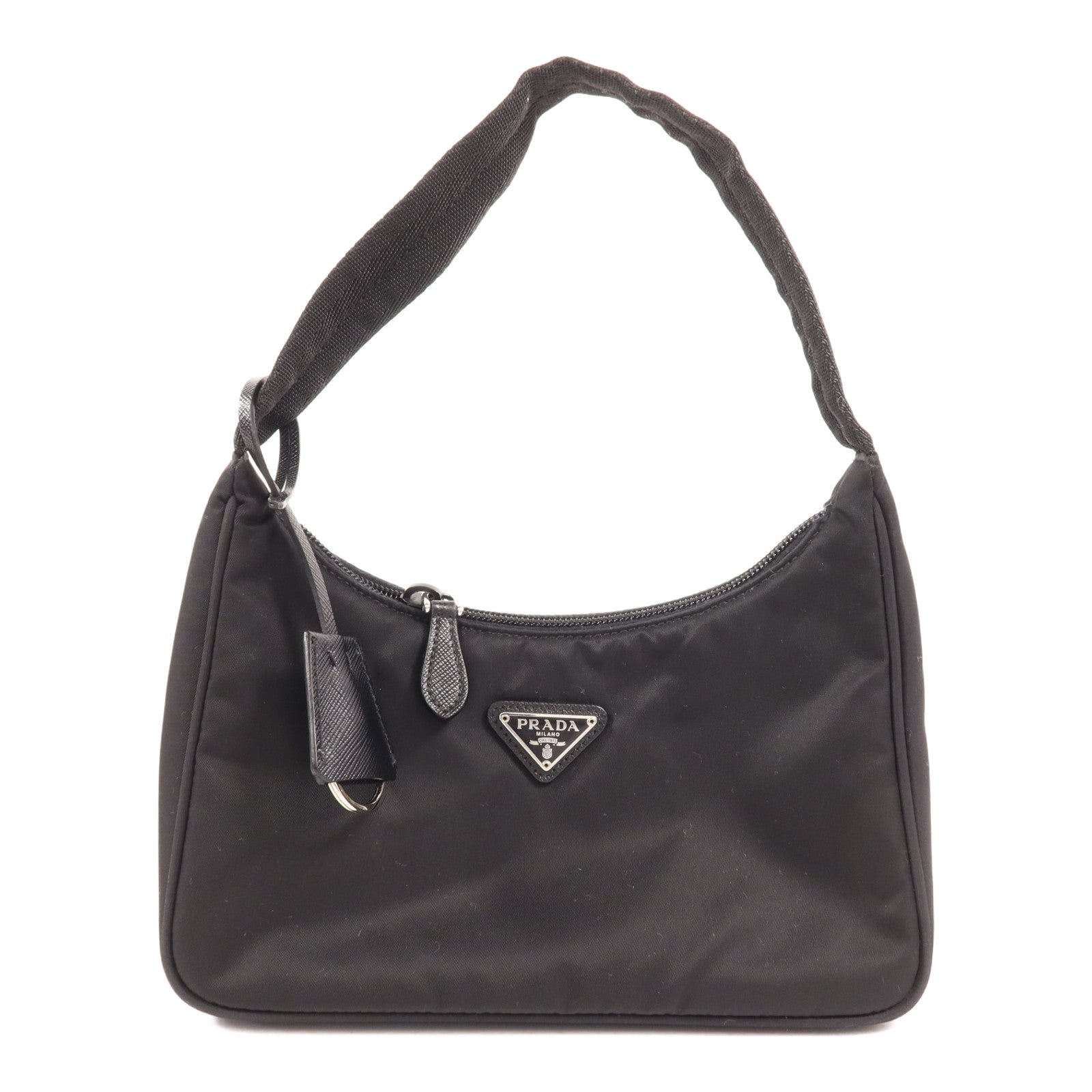 PRADA 尼龍Re-Edition 2000 Mini銀扣手挽袋