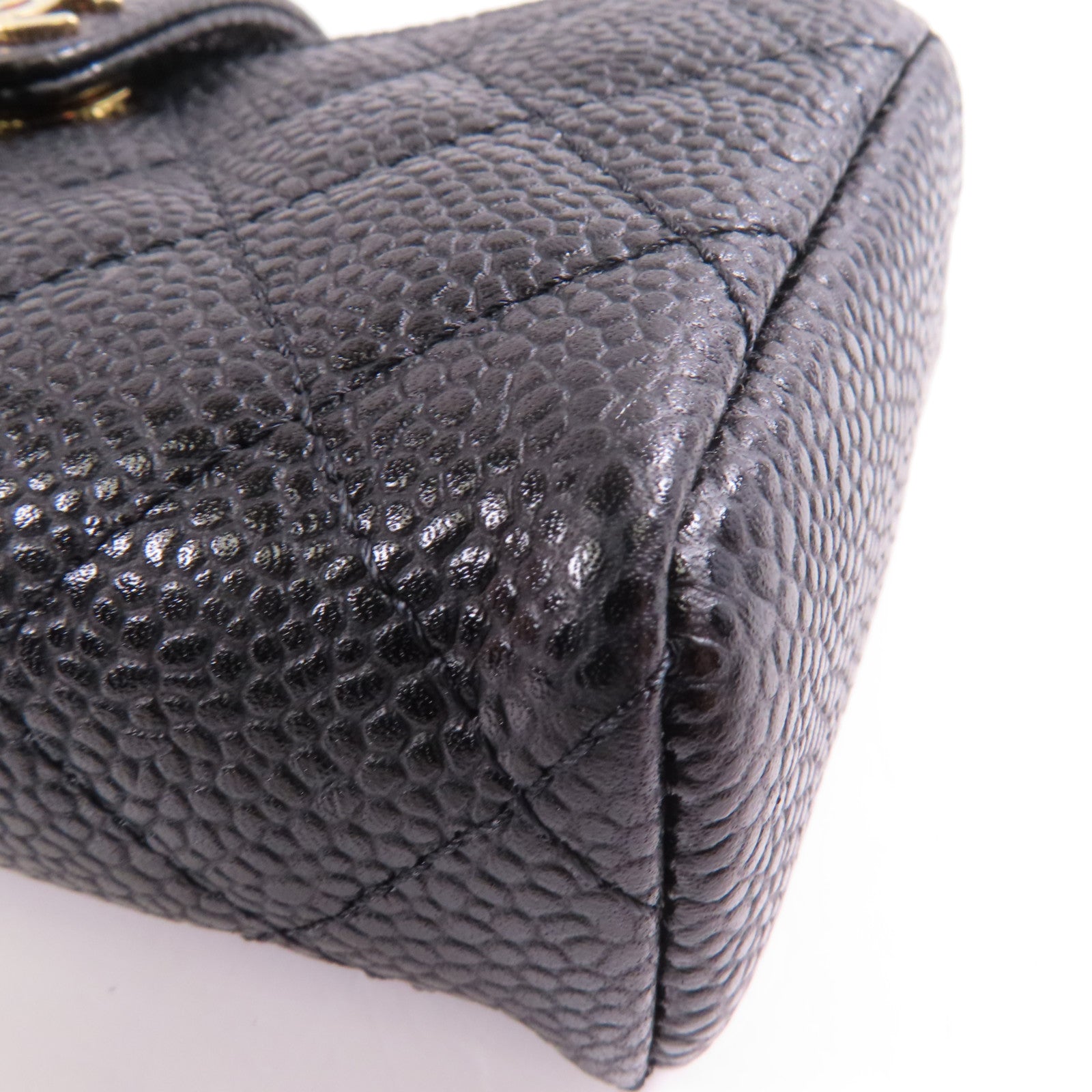 CHANEL 牛皮皮革Clutch金扣手拿包