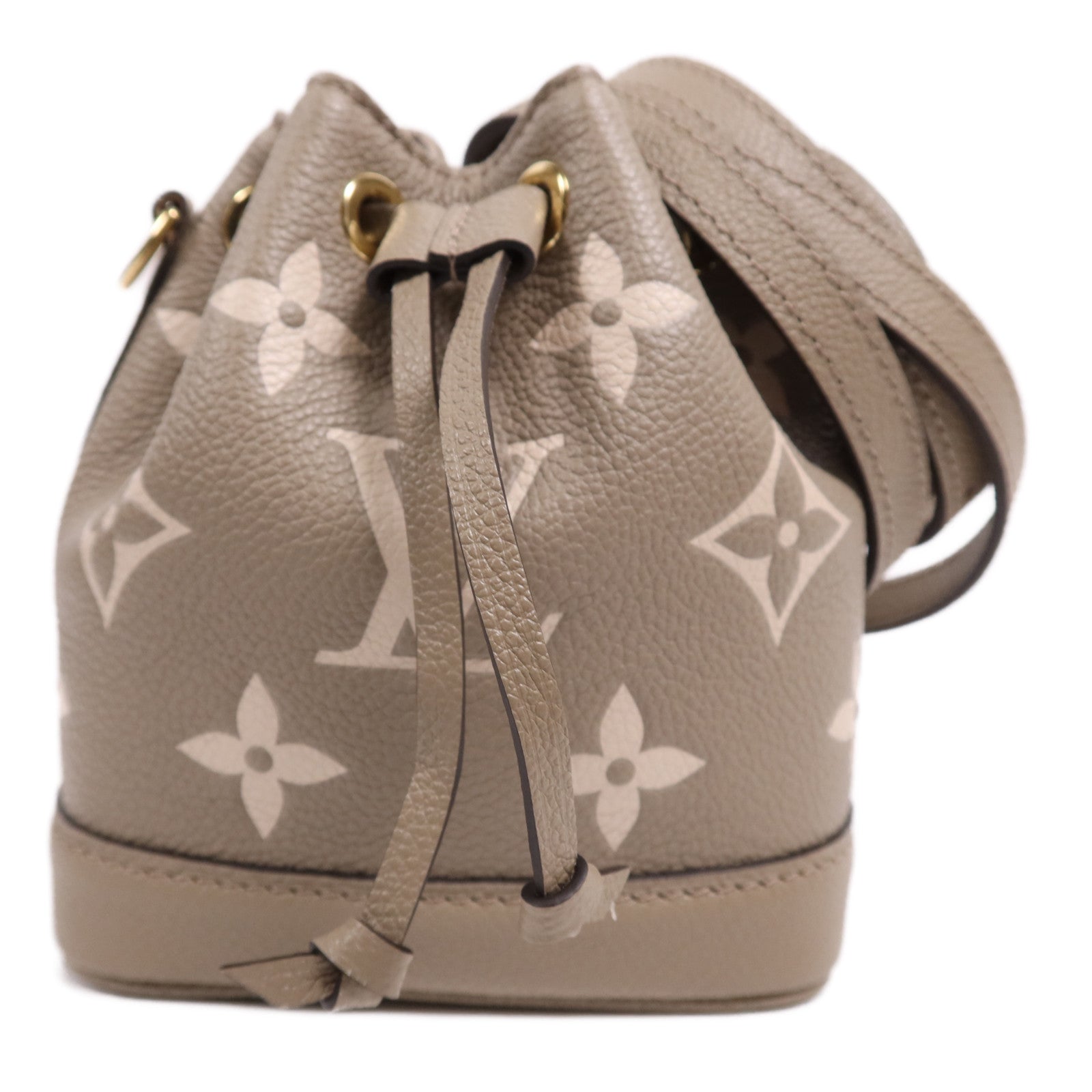 LOUIS VUITTON Monogram Empreinte Nano Noe金扣手挽肩背兩用袋