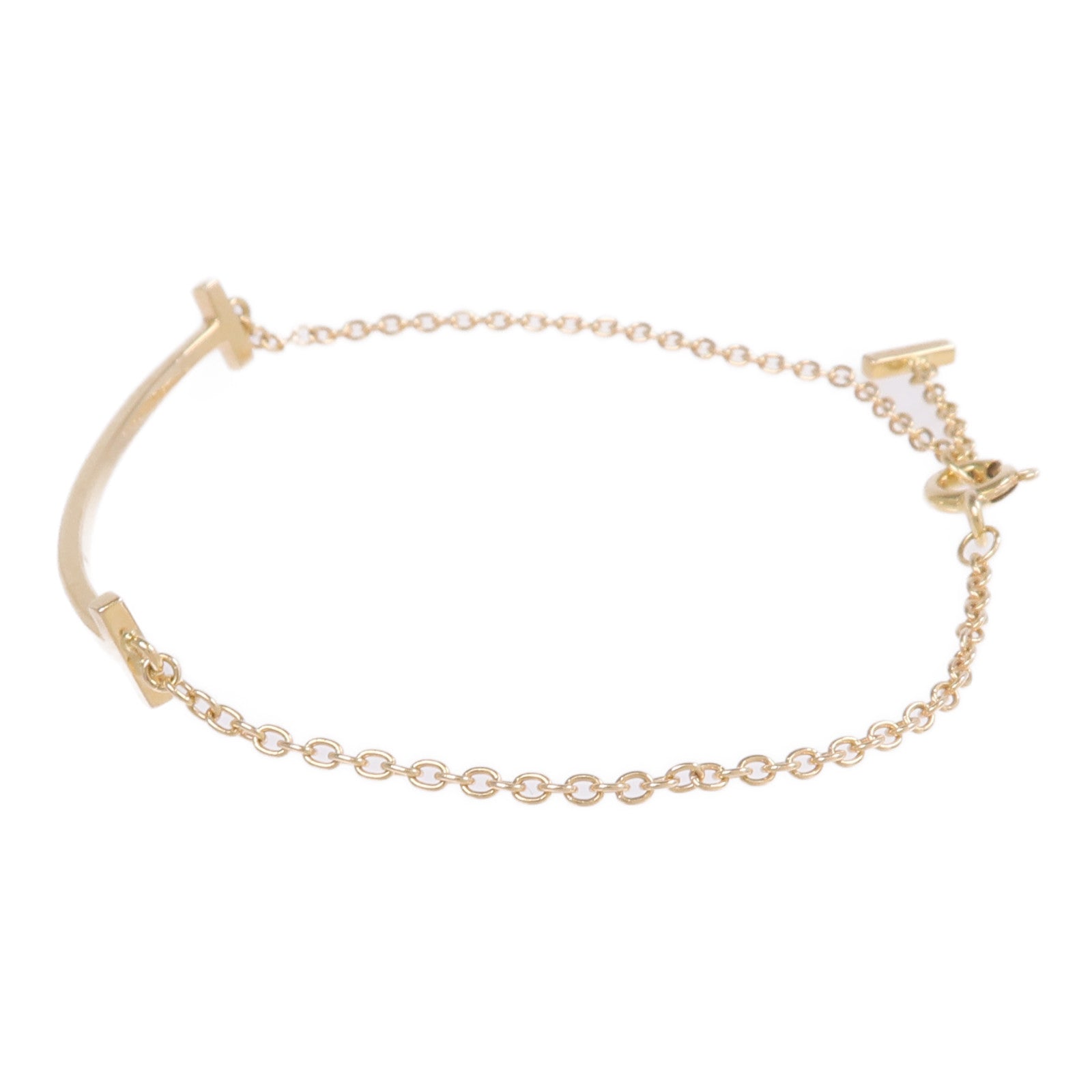 TIFFANY&CO 18K玫瑰金T Smile Bracelet手鏈