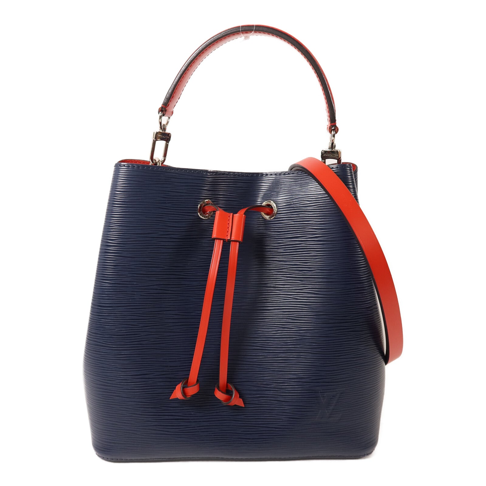 LOUIS VUITTON Epi NeoNoe MM銀扣手挽肩背兩用袋