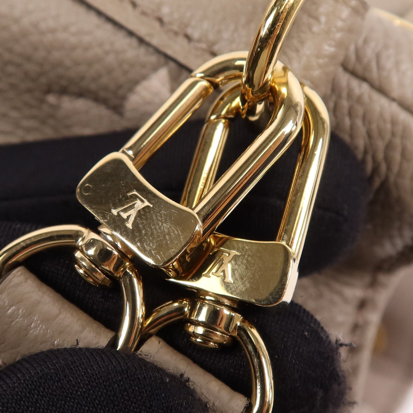 LOUIS VUITTON Monogram Empreinte Nano Noe金扣手挽肩背兩用袋