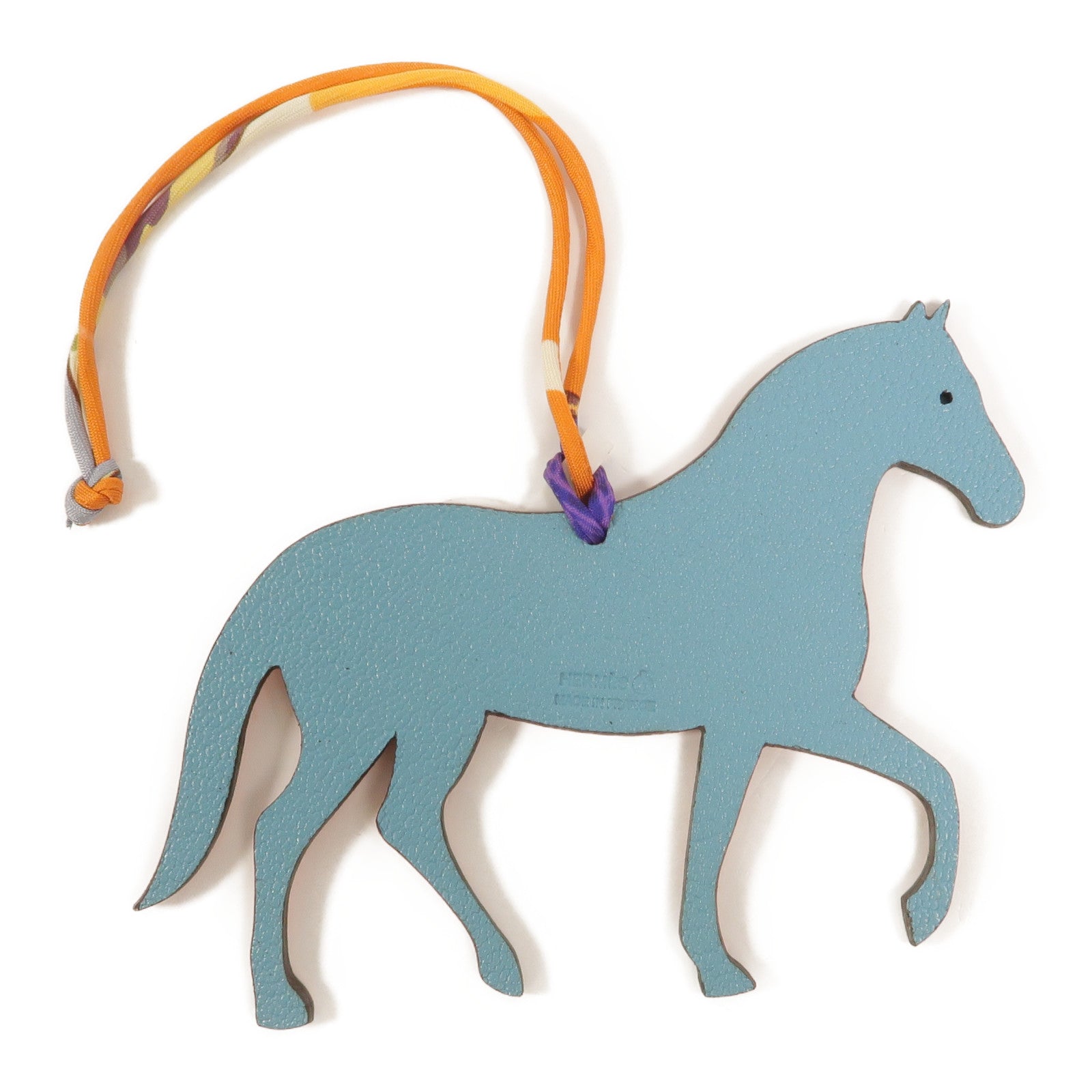 HERMES Togo/Chevre皮革Petit H Horse Charm掛飾
