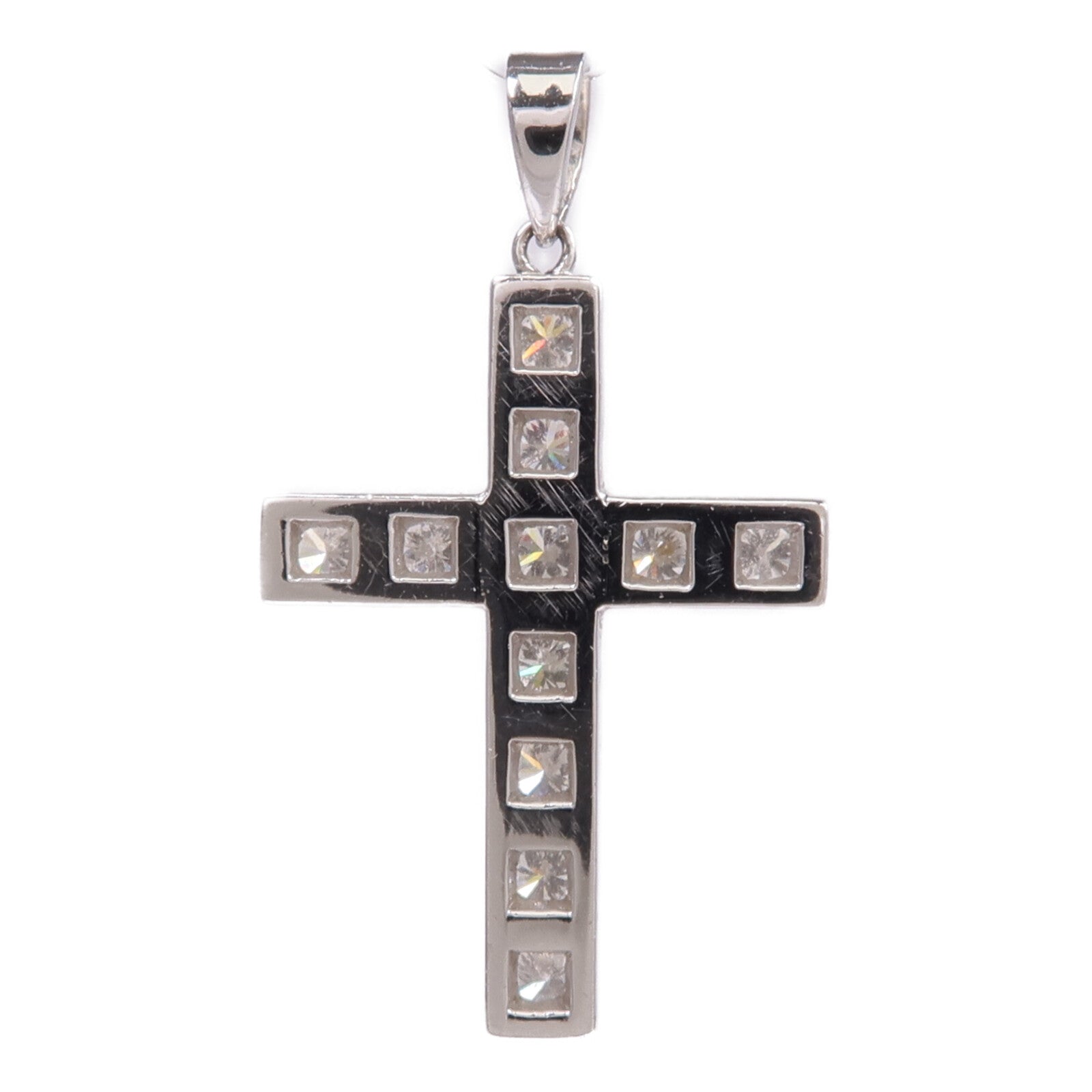 JEWELRY 14K白金Diamond Pendant Top鑽石吊墜