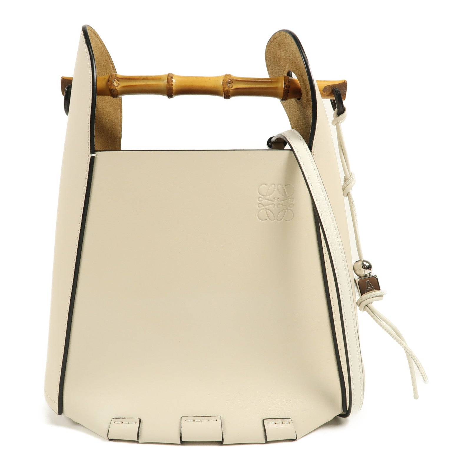 LOEWE 牛皮皮革Bamboo Bucket手挽肩背兩用袋