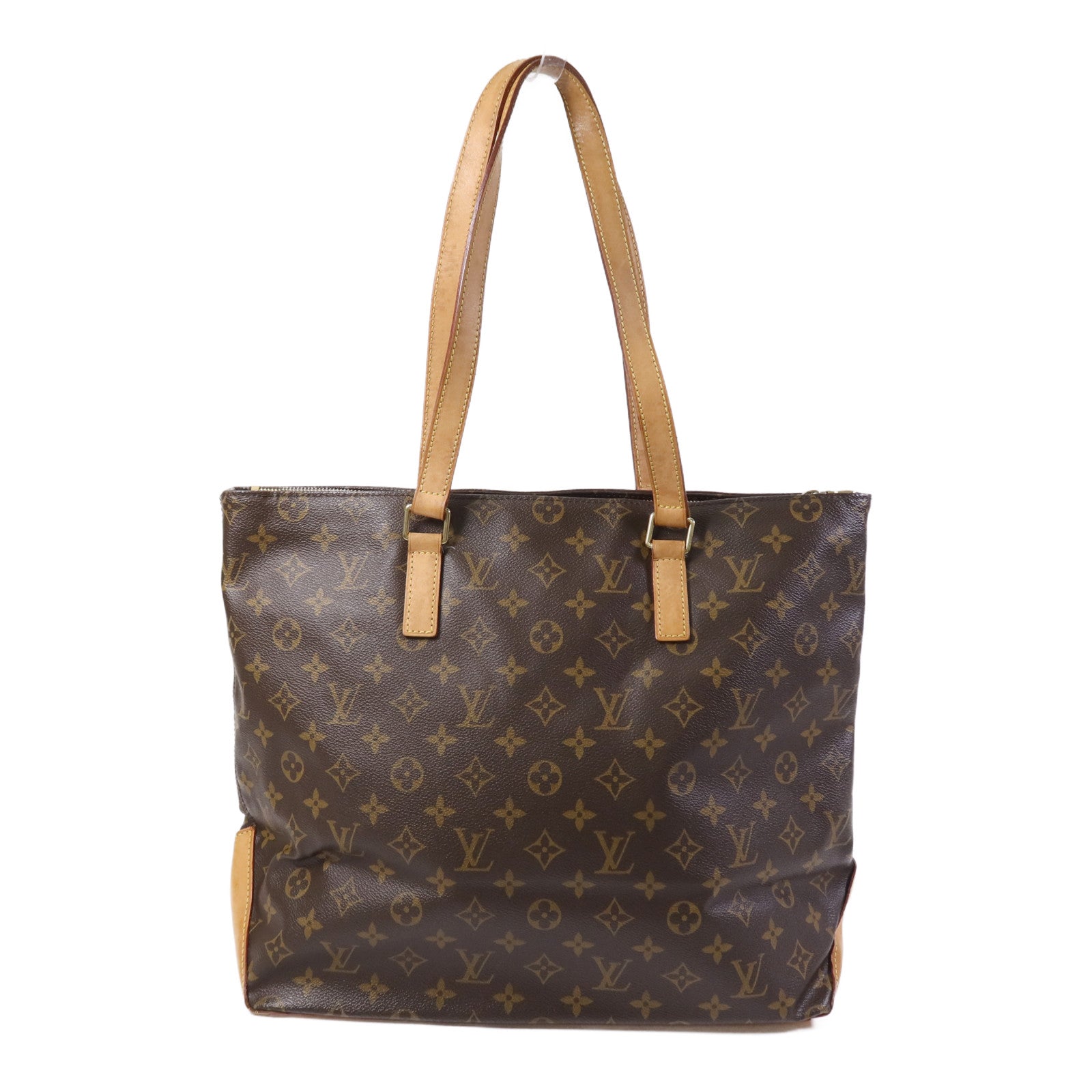 LOUIS VUITTON Monogram Cabas Mezzo金扣肩背袋
