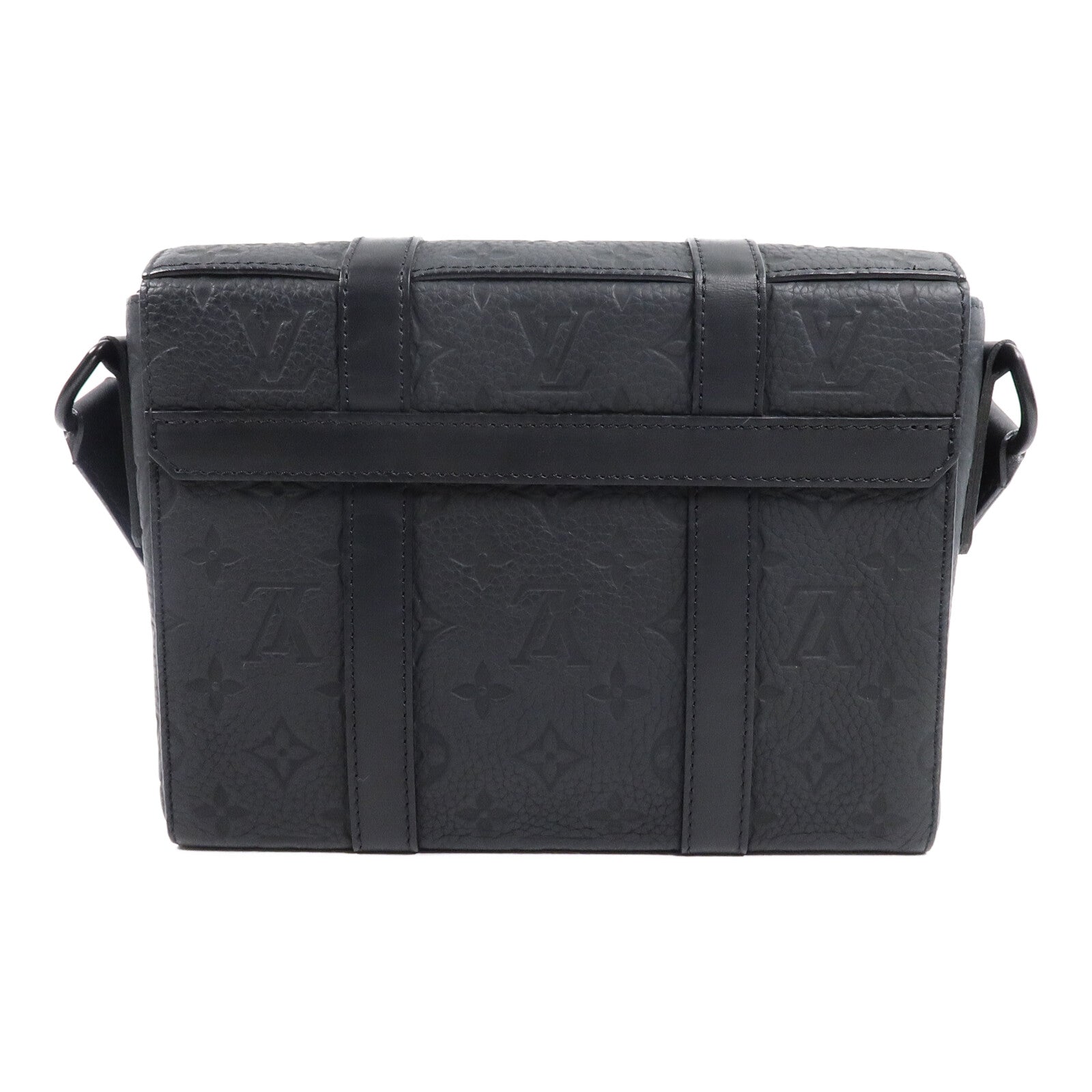 LOUIS VUITTON Monogram Taurillon Trunk Messenger Bag肩背袋