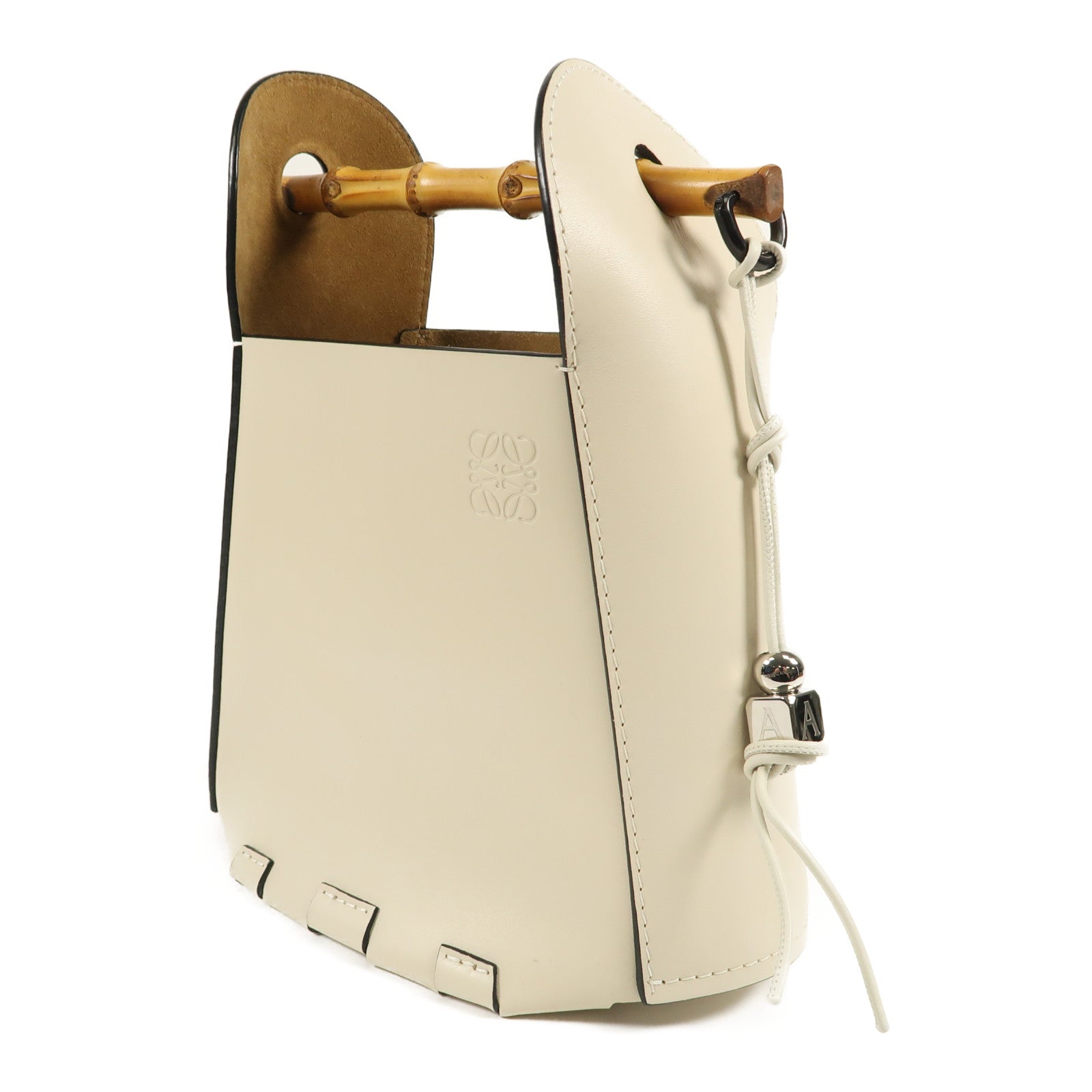 LOEWE 牛皮皮革Bamboo Bucket手挽肩背兩用袋