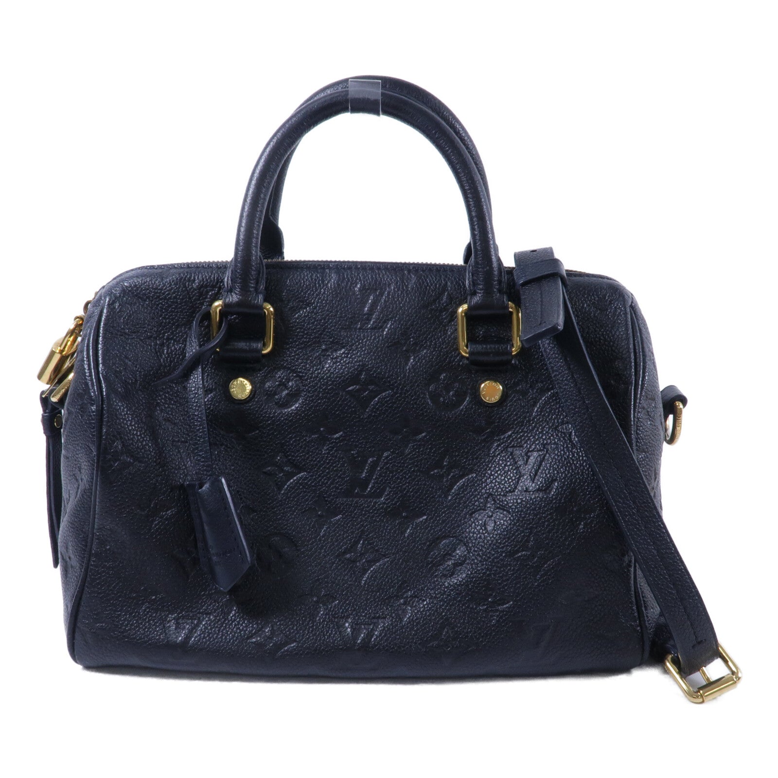 LOUIS VUITTON Monogram Empreinte Speedy Bandouliere 25手挽肩背兩用袋
