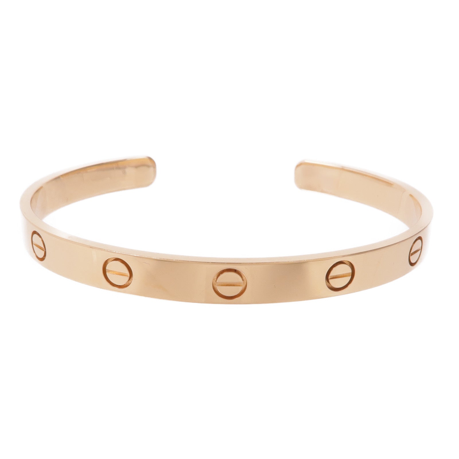 CARTIER 18K黃金Open Love Bracelet手鐲Cartier#18