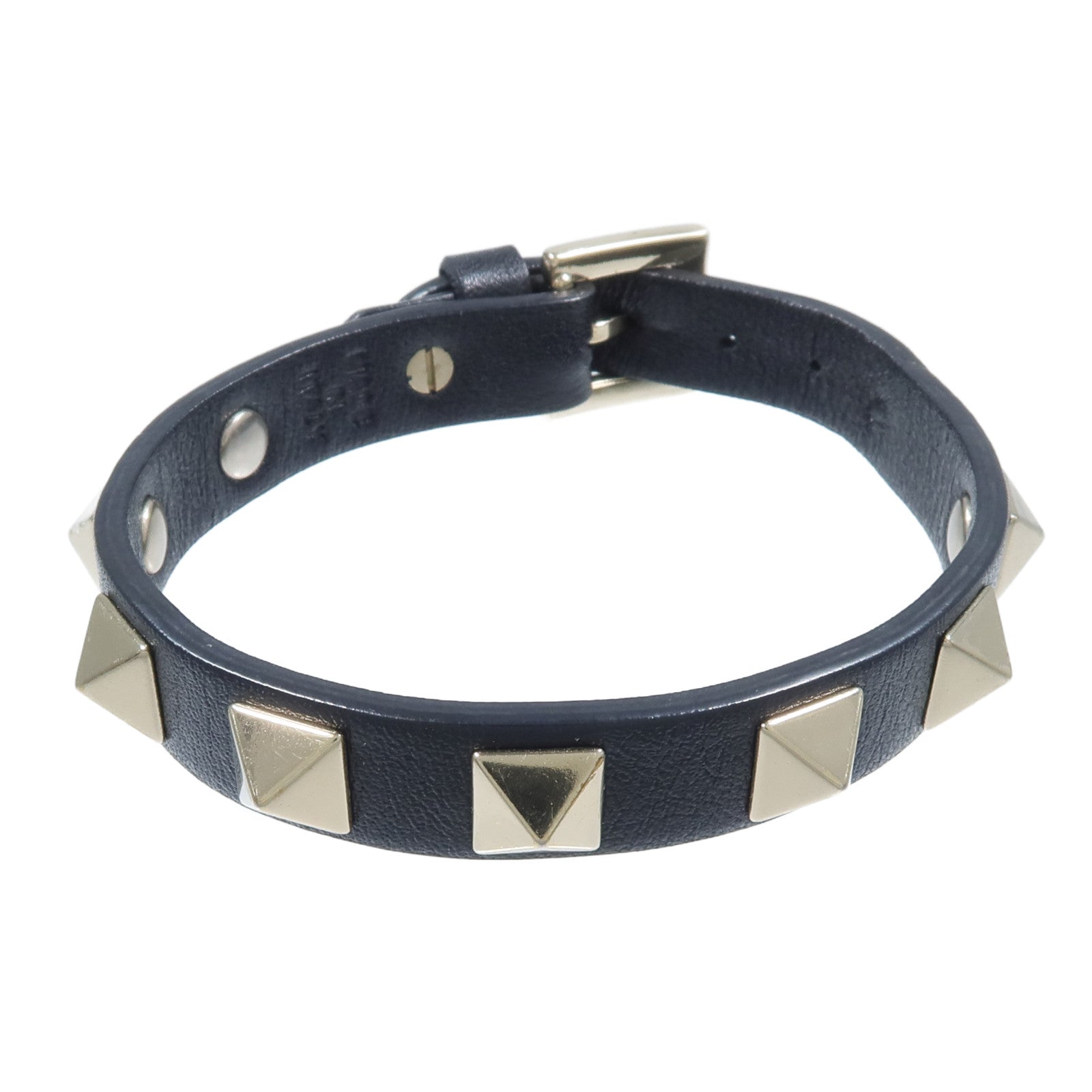 Valentino 牛皮皮革Garavani Rockstud手帶