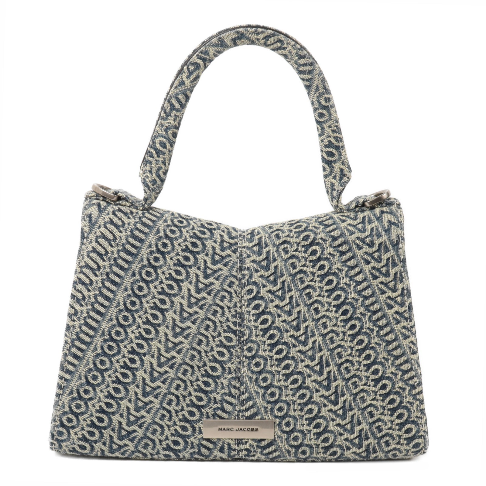 MARC JACOBS 牛仔布2 Way Shoulder鏈帶手挽肩背兩用袋