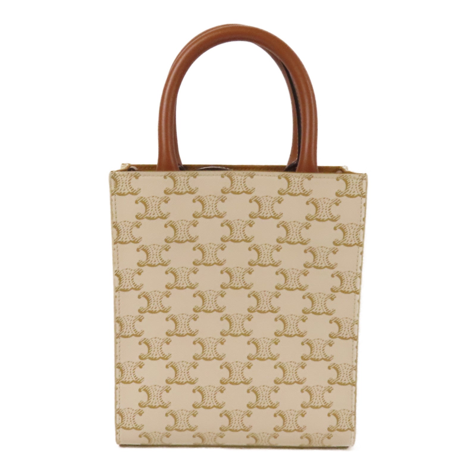 CELINE 塗層帆布Mini Vertical Cabas手挽肩背兩用袋