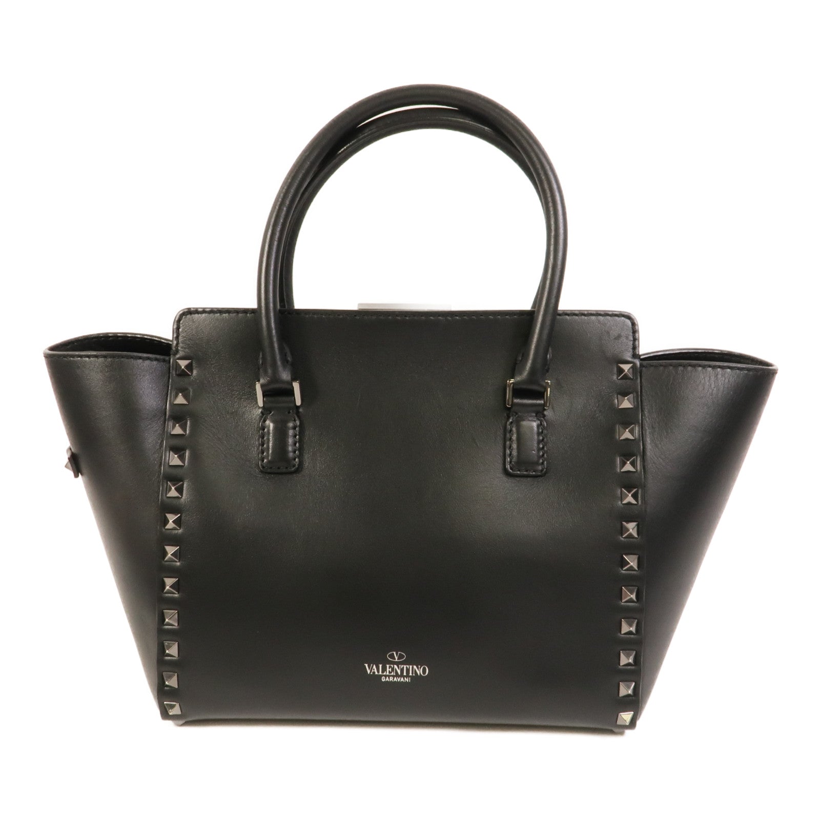 Valentino 牛皮皮革Rockstud手挽肩背兩用袋
