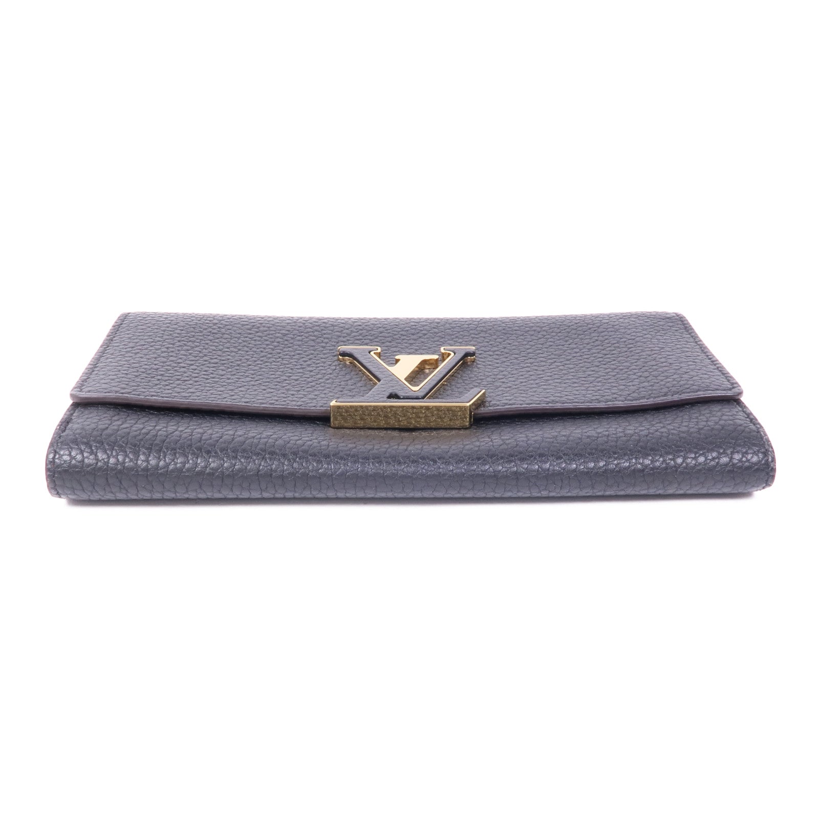 LOUIS VUITTON 【激減優惠】Taurillon Capucines金扣長錢包