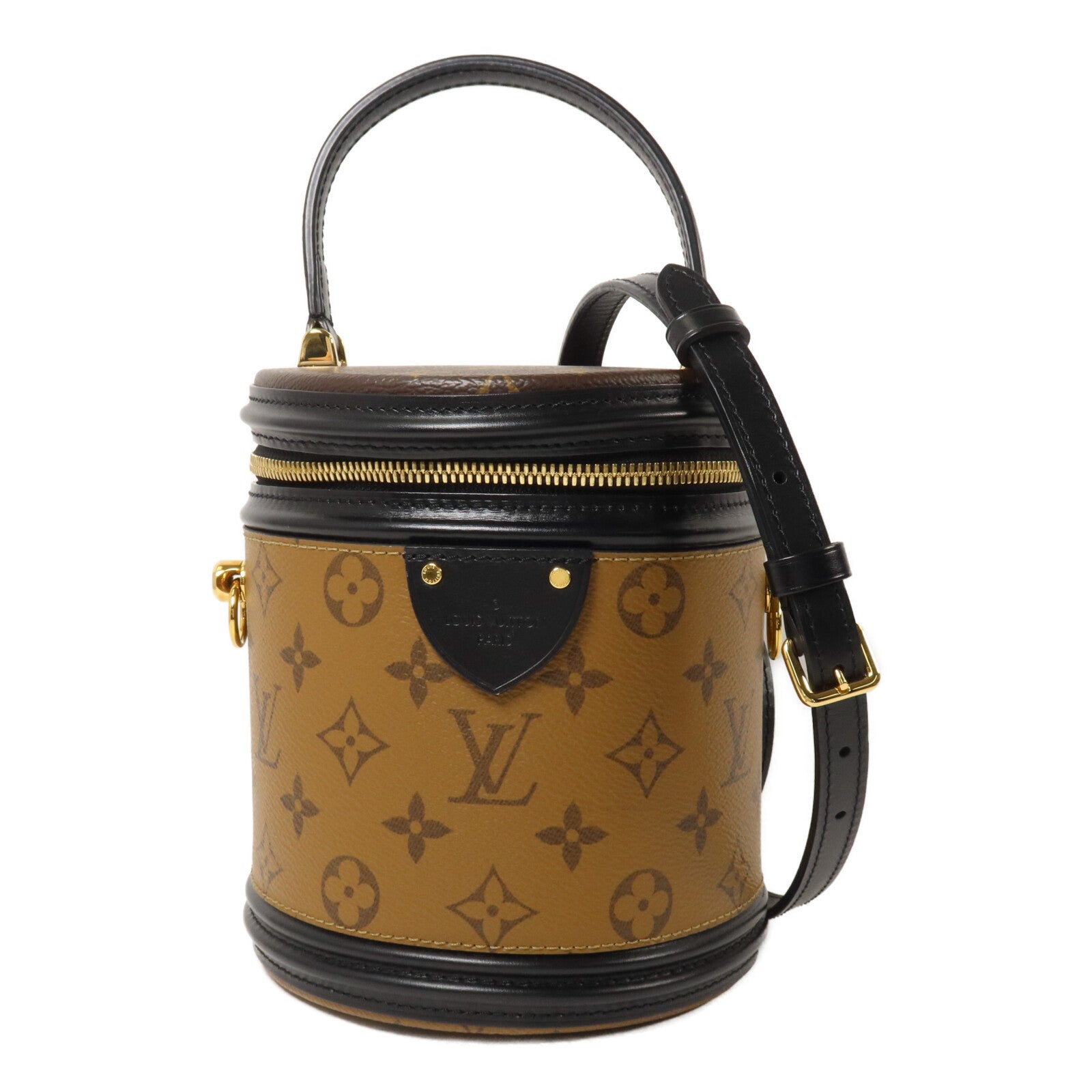 LOUIS VUITTON Monogram Reverse Cannes手挽肩背兩用袋