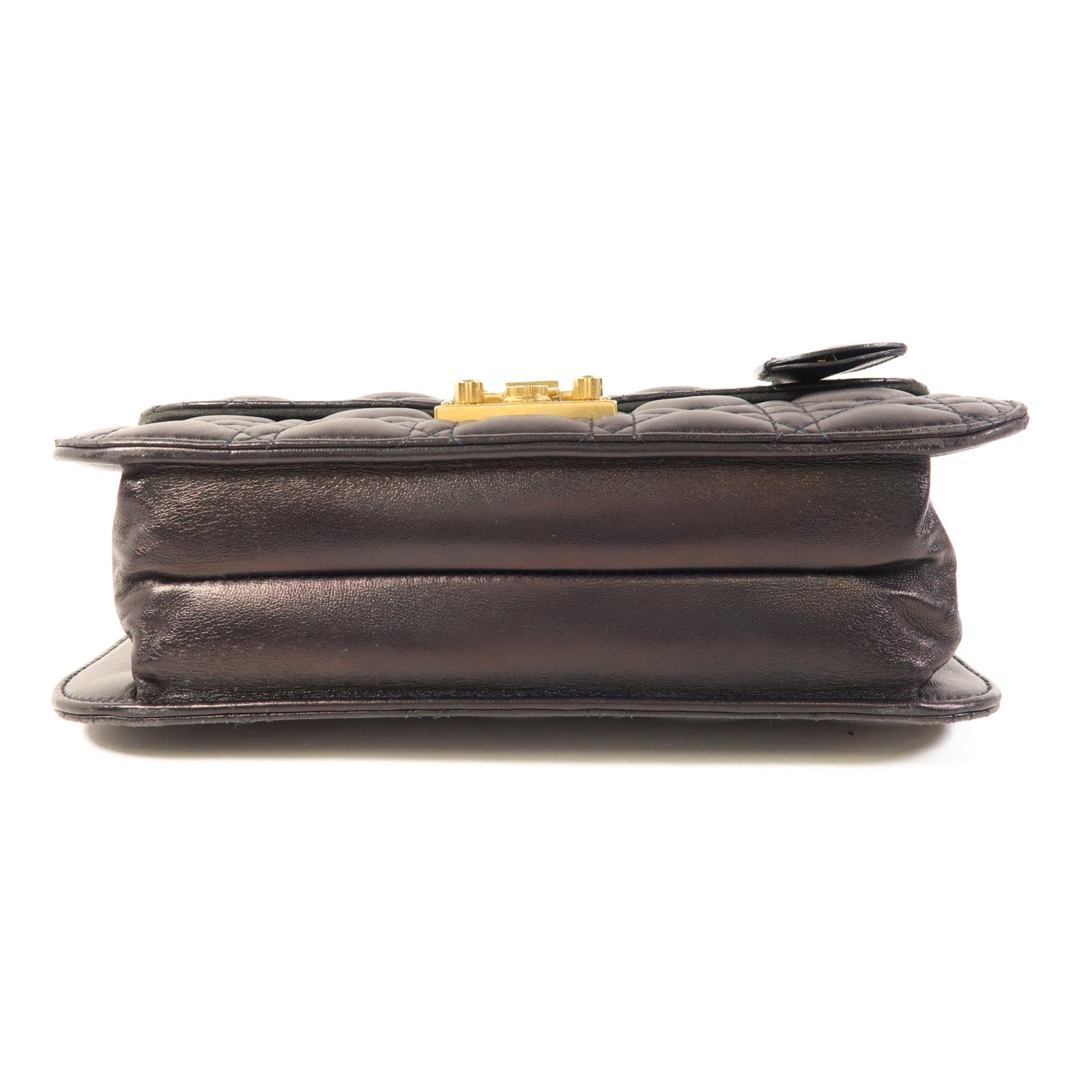 Christian Dior 牛皮皮革Dior Addict金扣鏈帶