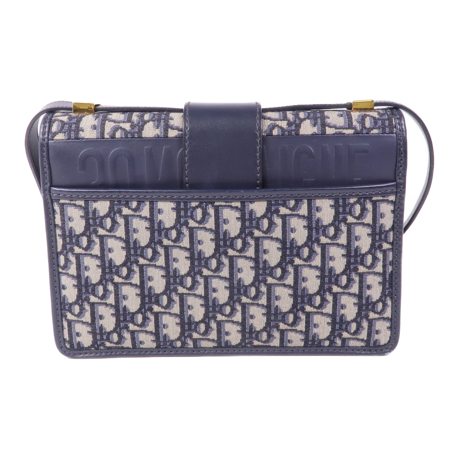 Dior 帆布Montaigne金扣肩背袋