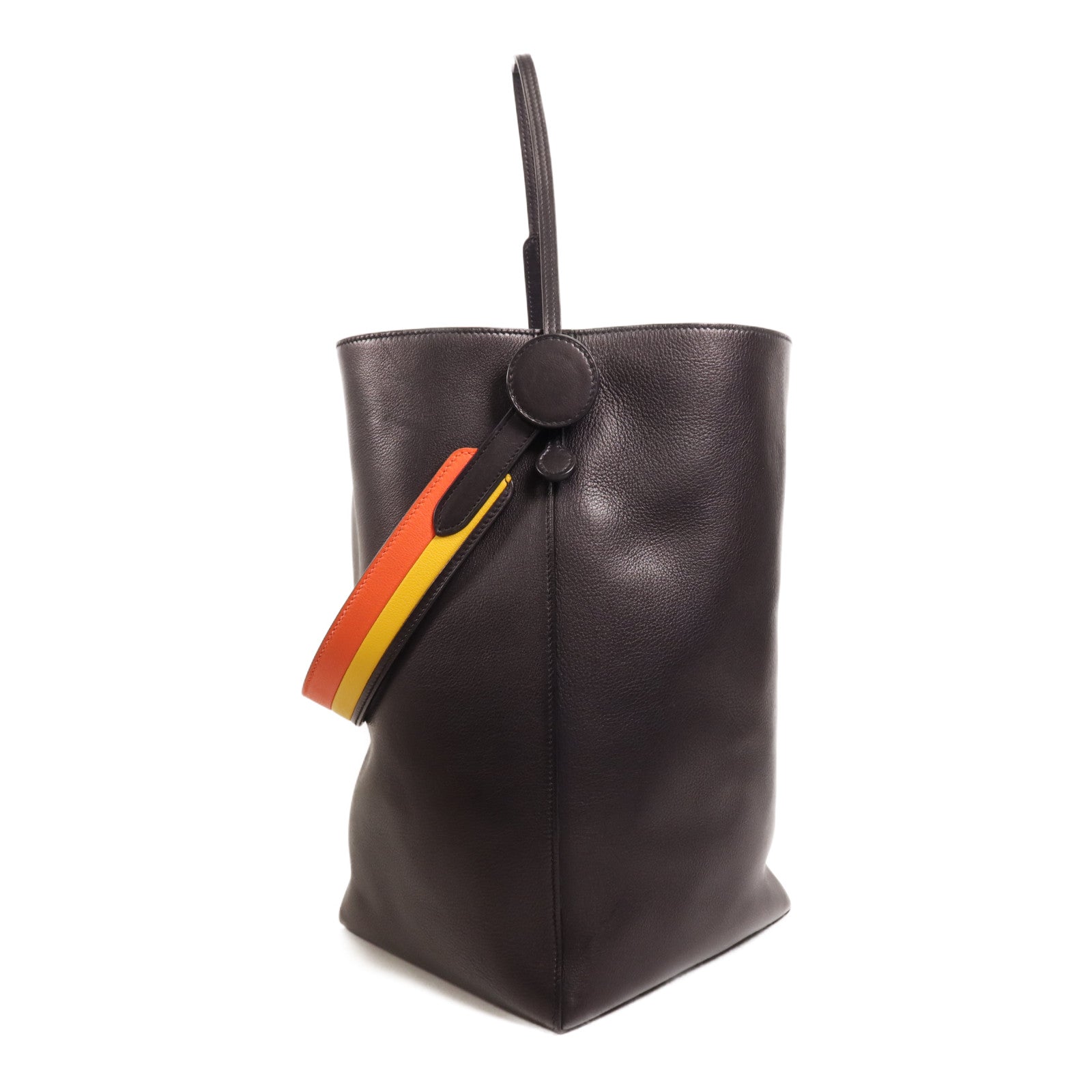 HERMES 【Hermes Fair】Evercolor皮革Licol 19手挽肩背兩用袋Noir