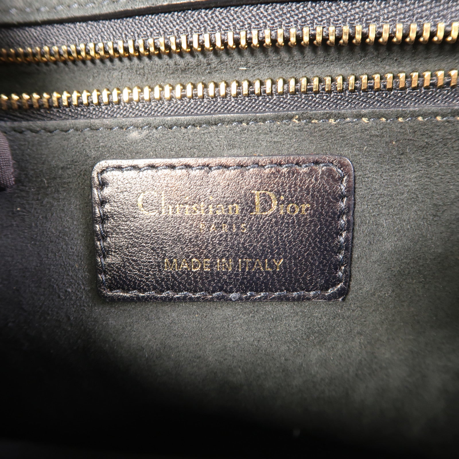 Christian Dior 牛皮皮革Dior Addict金扣鏈帶