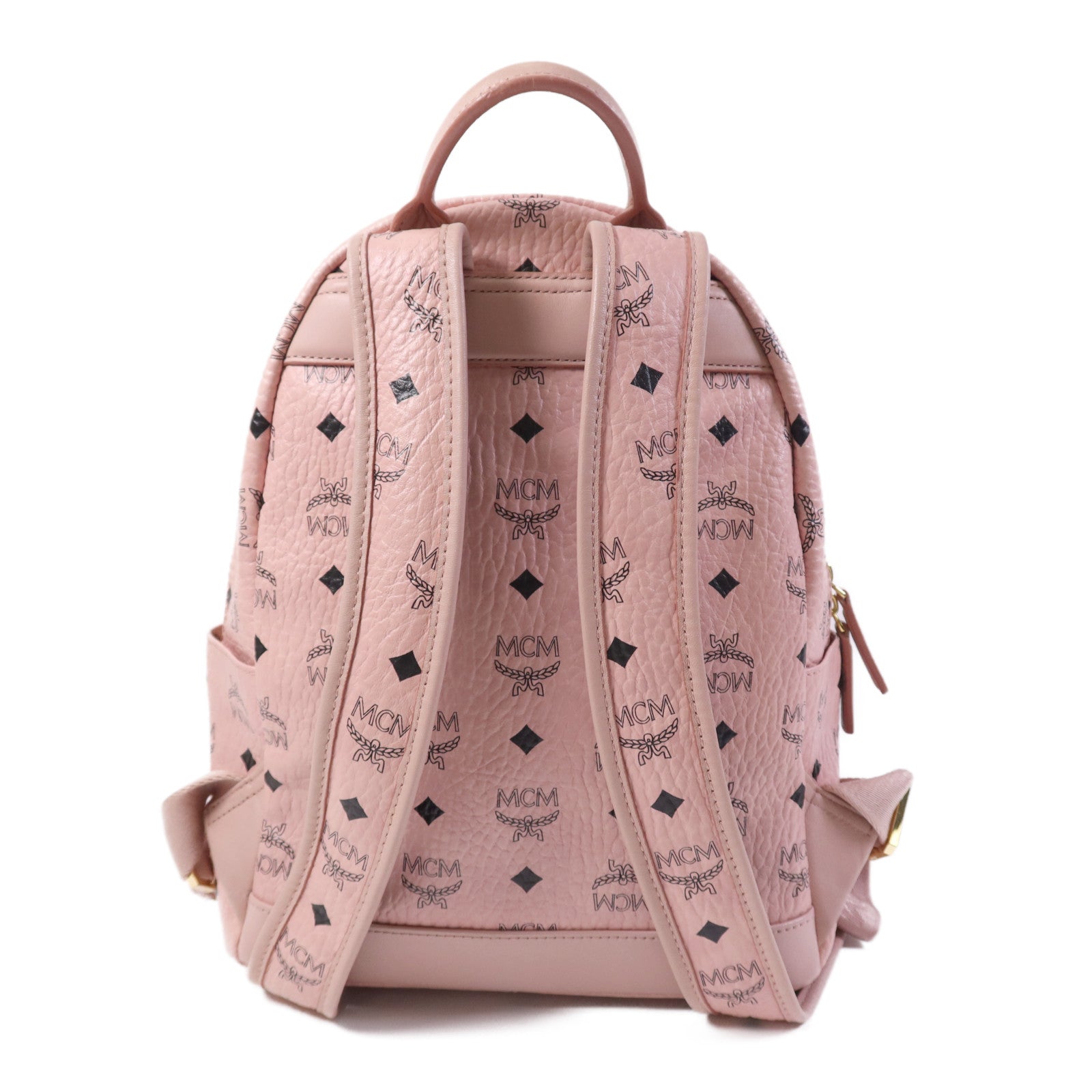 MCM 塗層帆布BackPack金扣背包