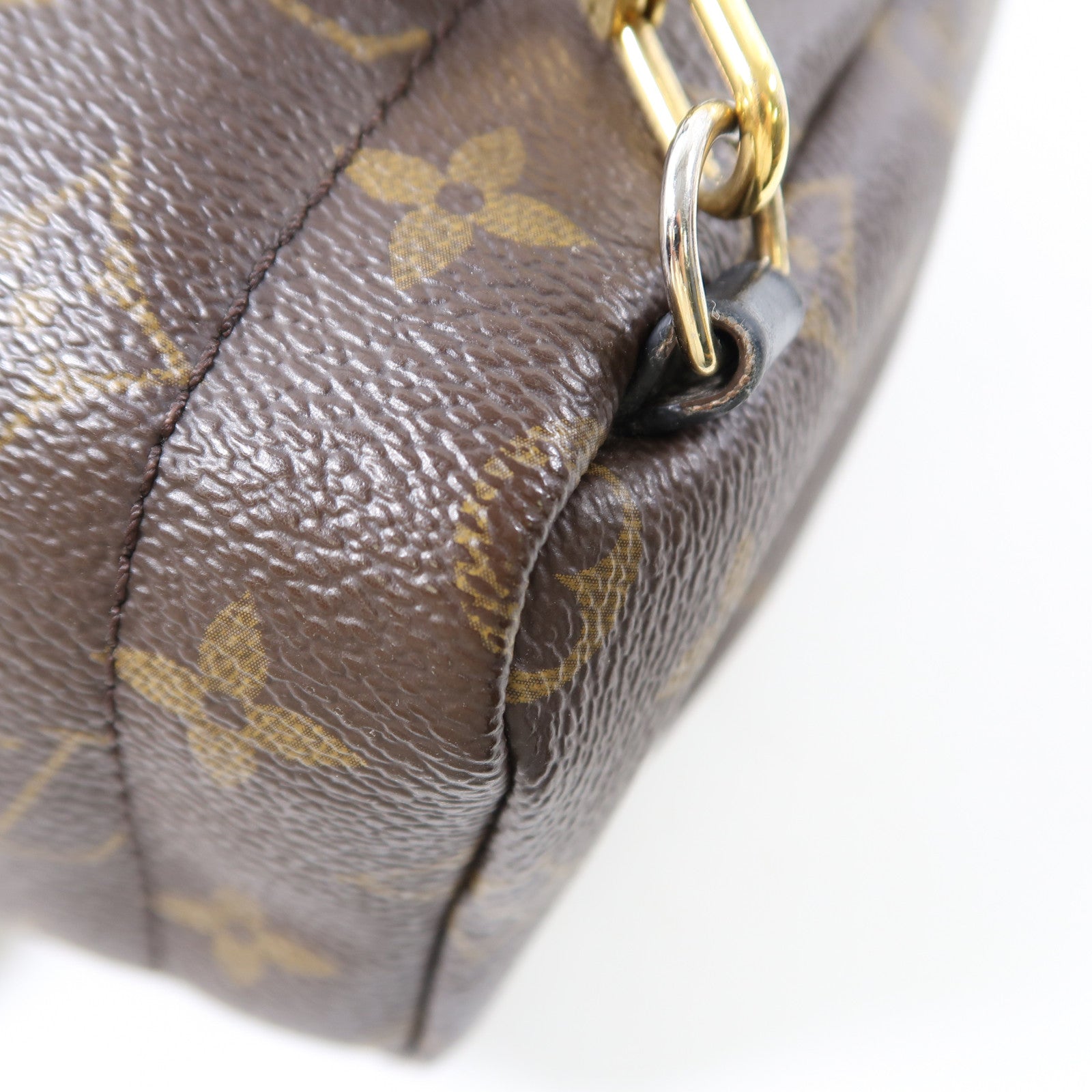 LOUIS VUITTON LV GHW Palm Springs Backpack M41562 Monogram Brown