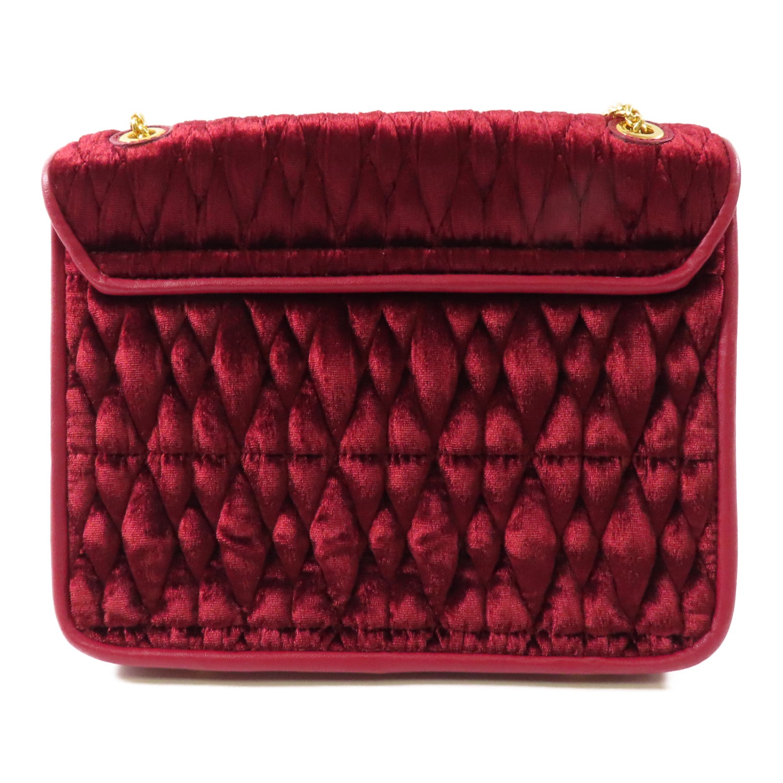 Furla 【激減優惠】天鵝絨Shoulder Bag金扣肩背袋