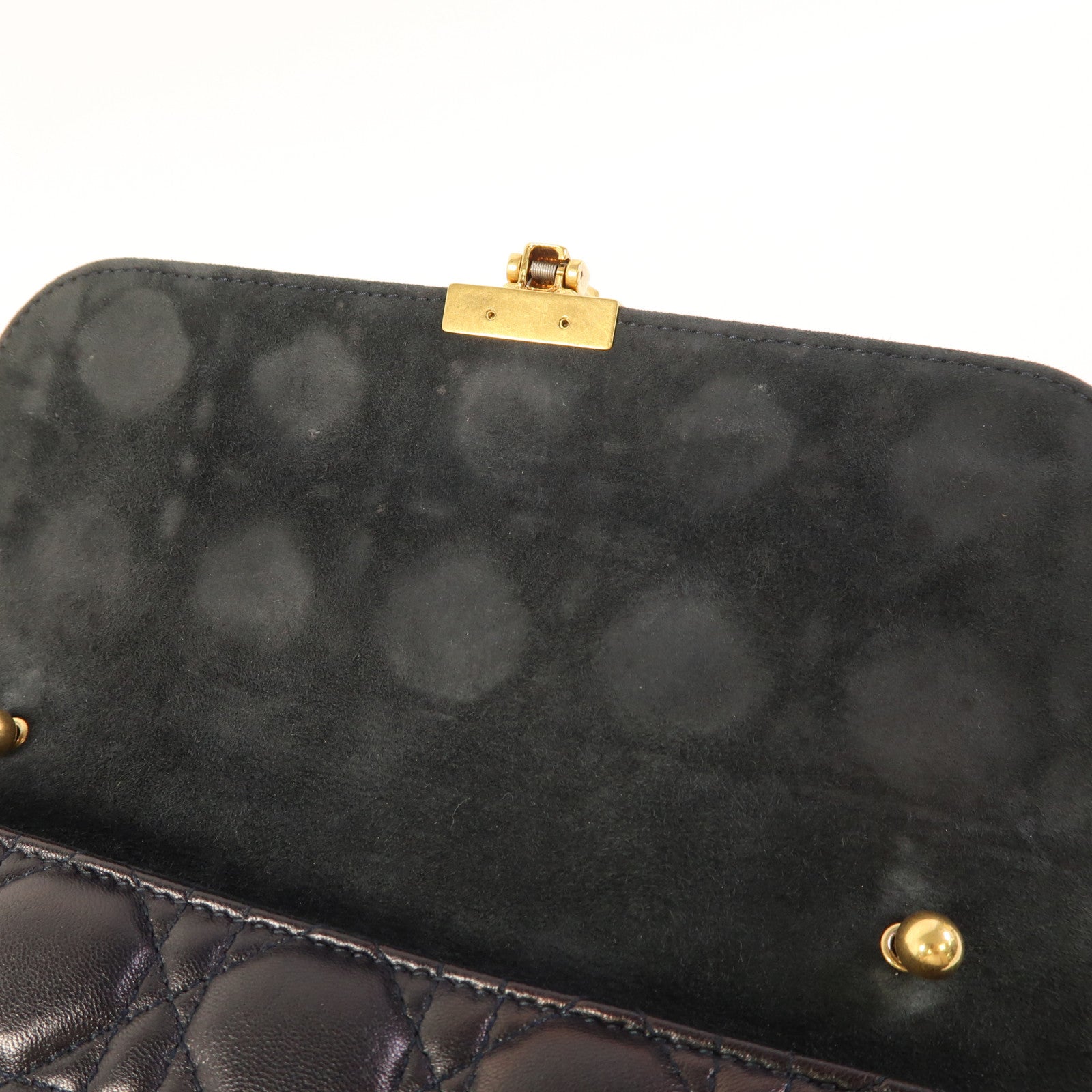 Christian Dior 牛皮皮革Dior Addict金扣鏈帶