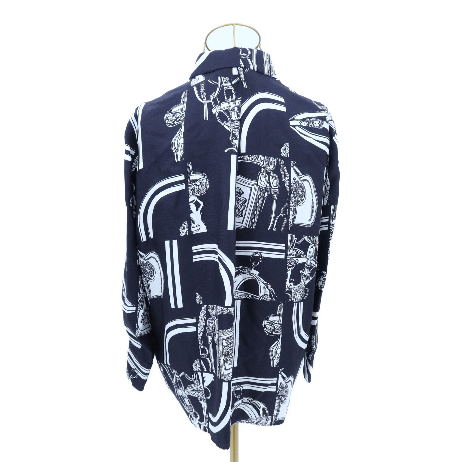HERMES Silk En Desordre Finesse上衣