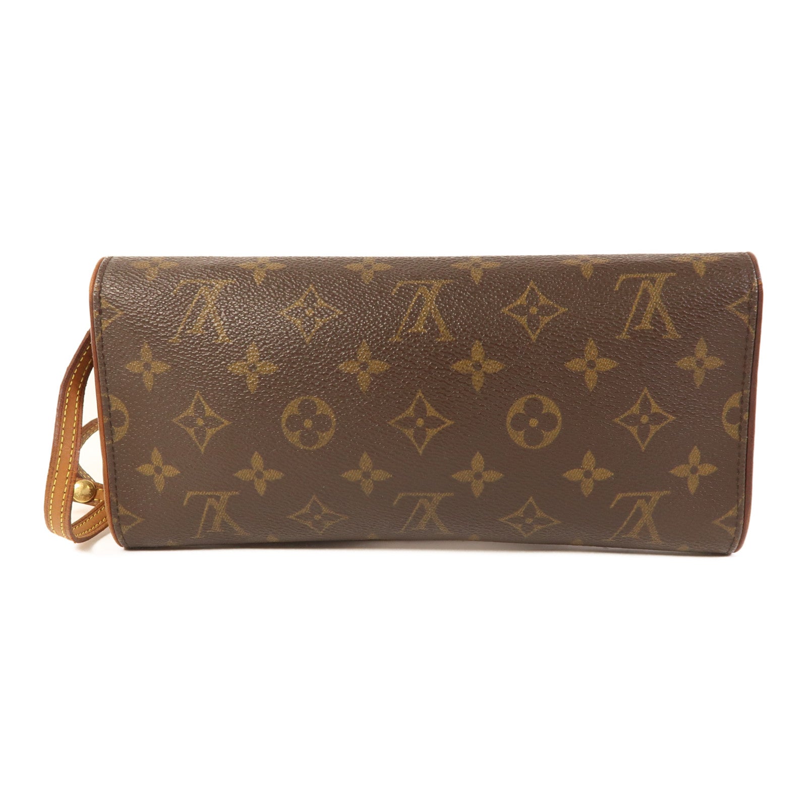 LOUIS VUITTON Monogram Pochette Twin GM金扣肩背袋